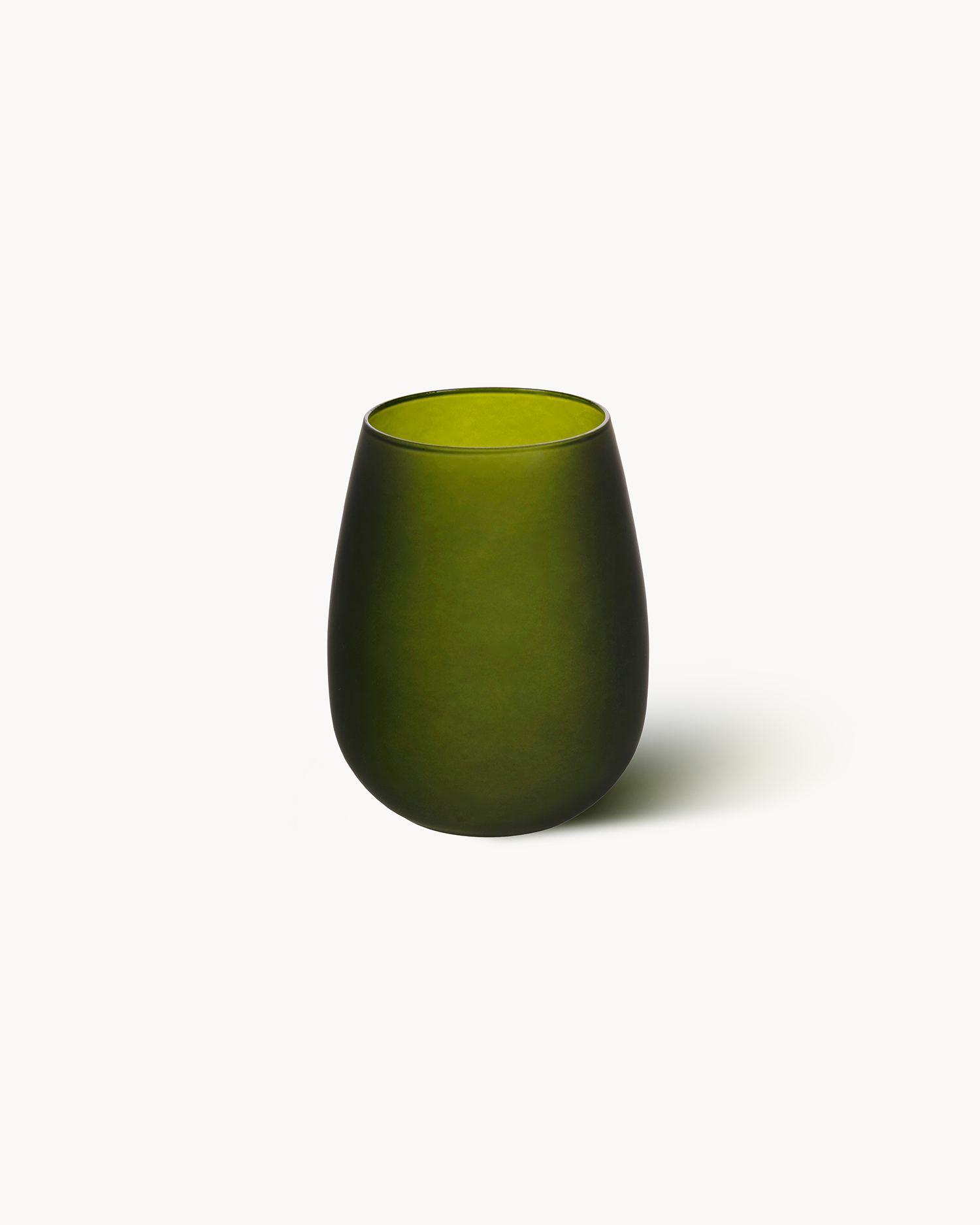 Bicchieri acqua in vetro Happy Hour, greenery