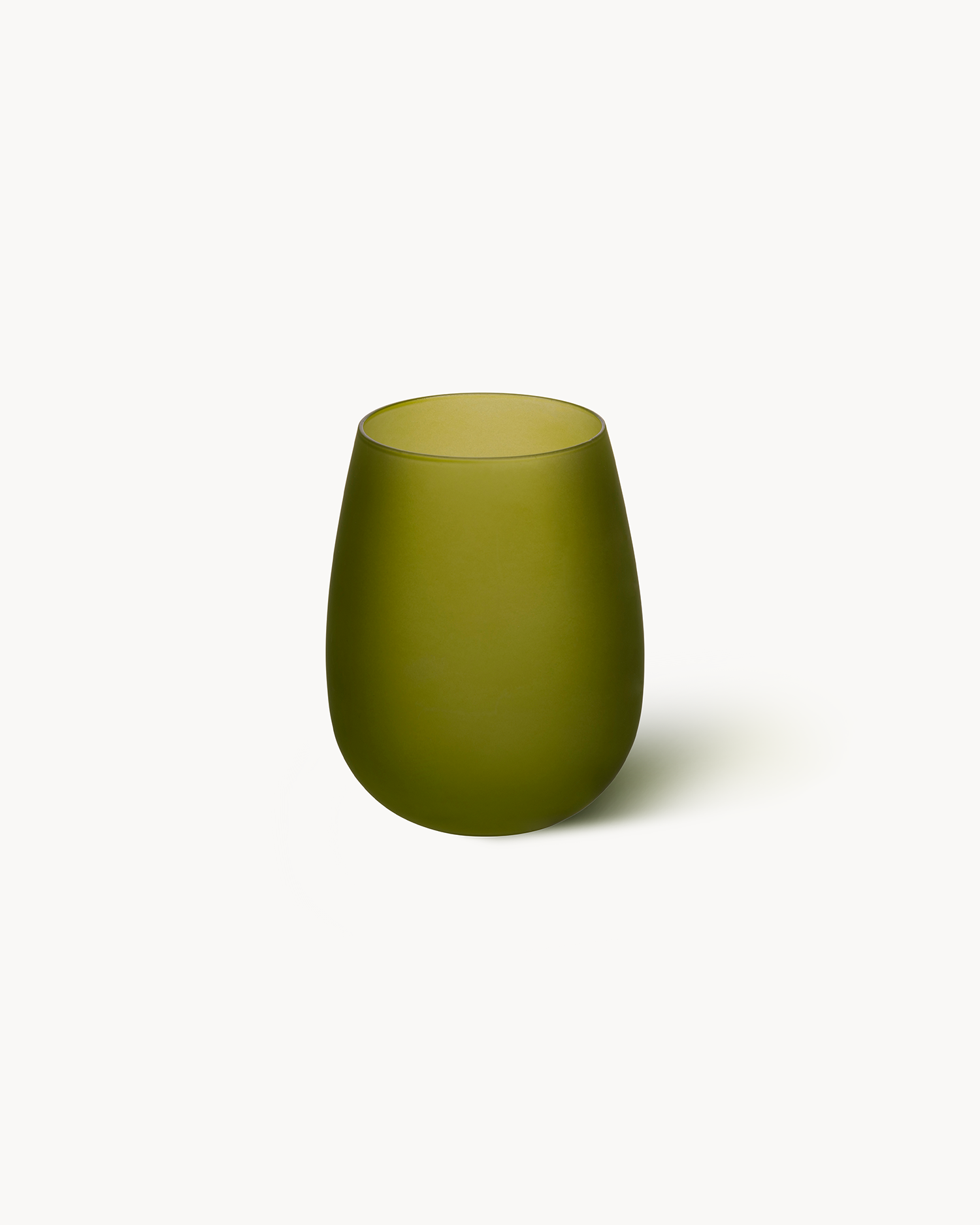 Bicchieri acqua in vetro Happy Hour, greenery