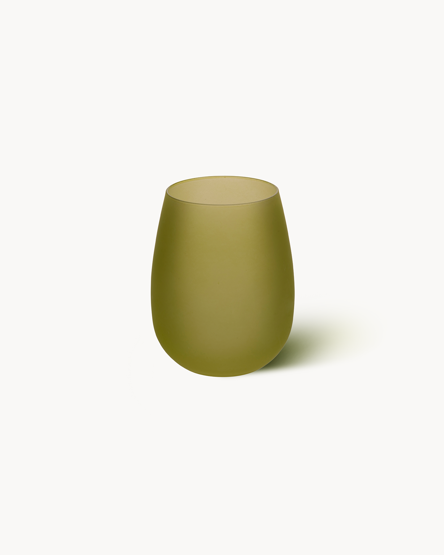 Bicchieri acqua in vetro Happy Hour, greenery