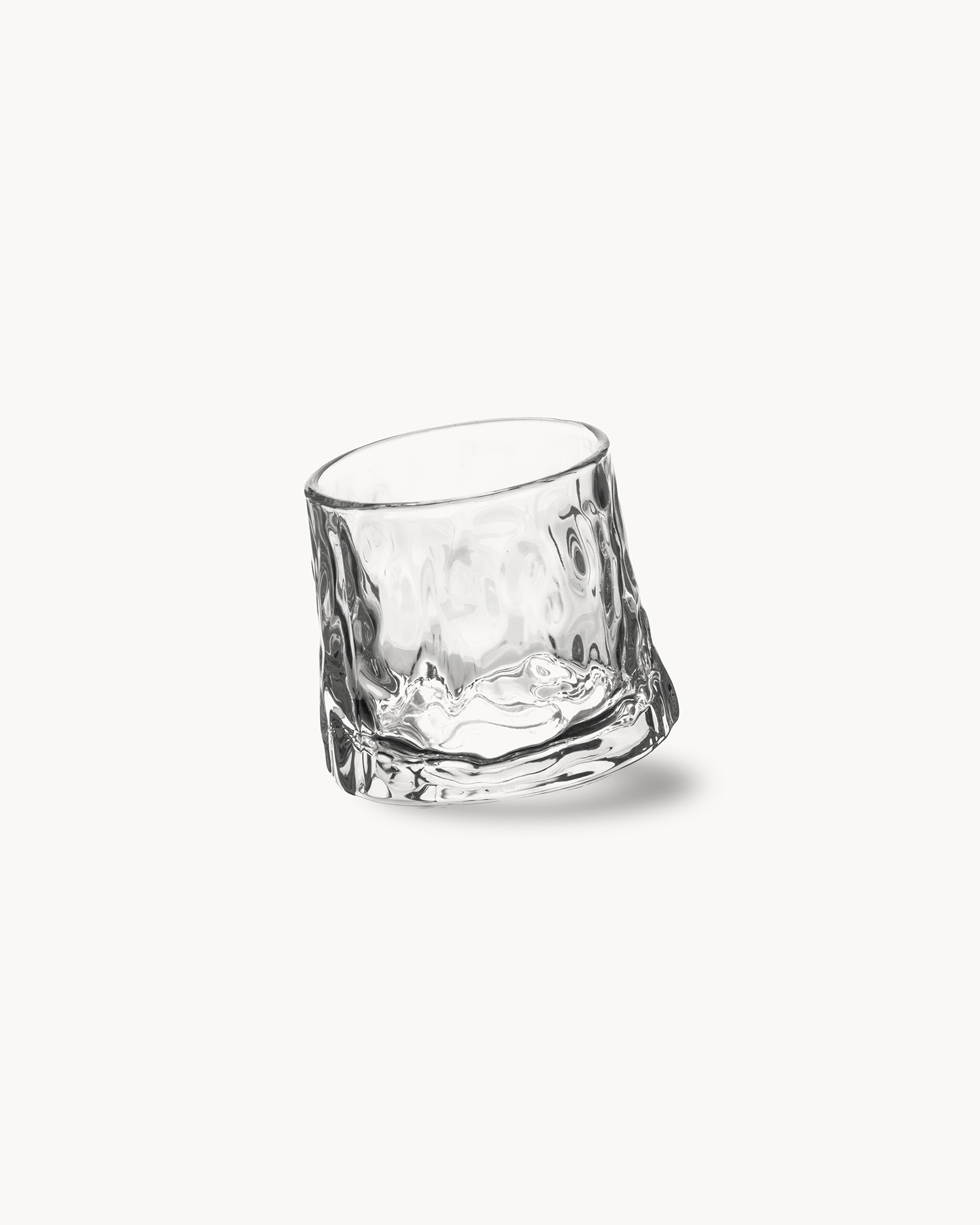 Bicchieri da liquore basculanti in vetro Vintage