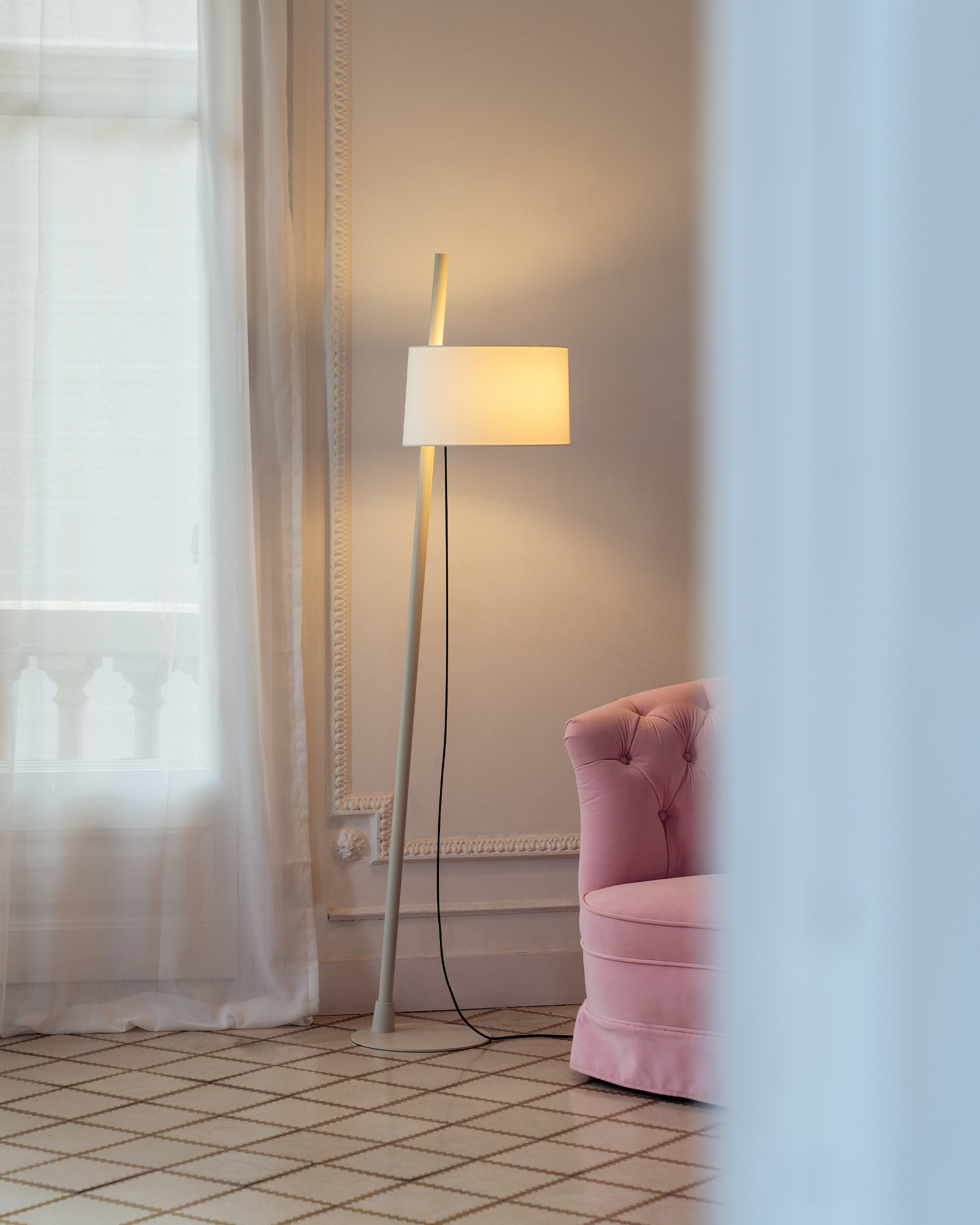 Lampada da terra Linood