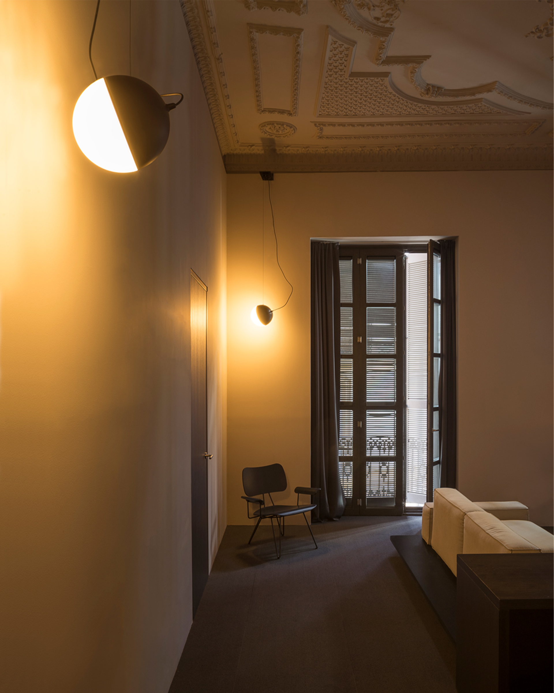 Lampada a sospensione Half