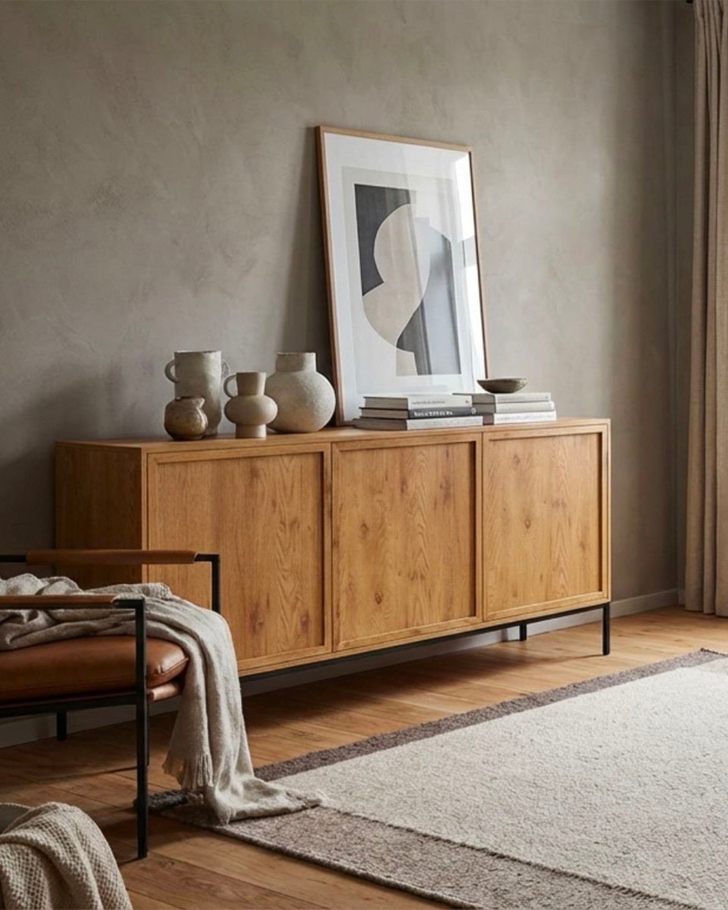 Credenza in legno Palmdale