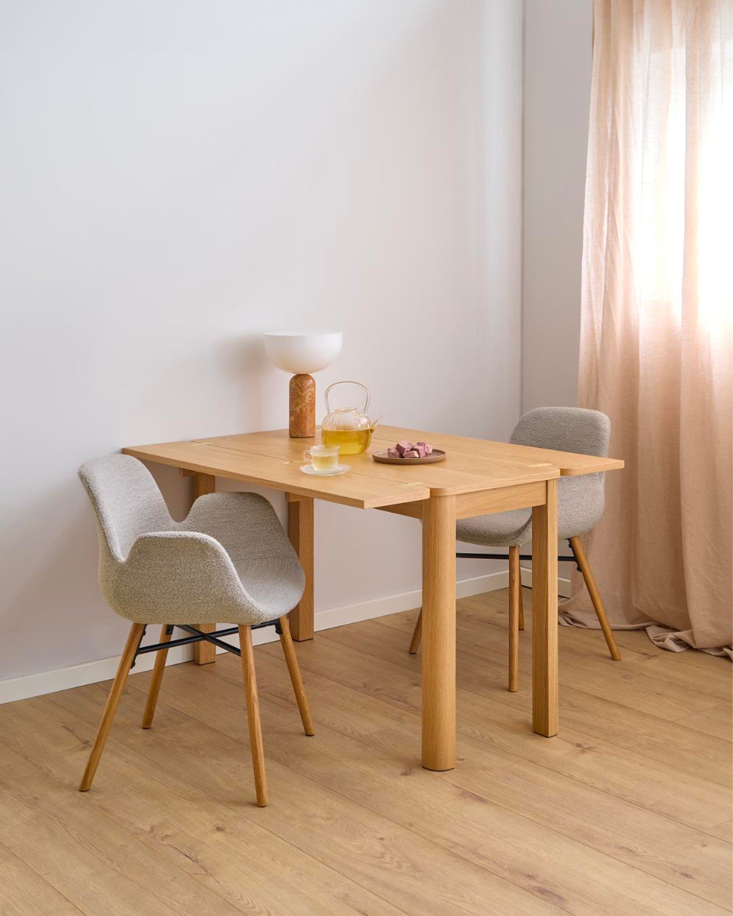 Tavolo da pranzo slim allungabile in legno Southampton