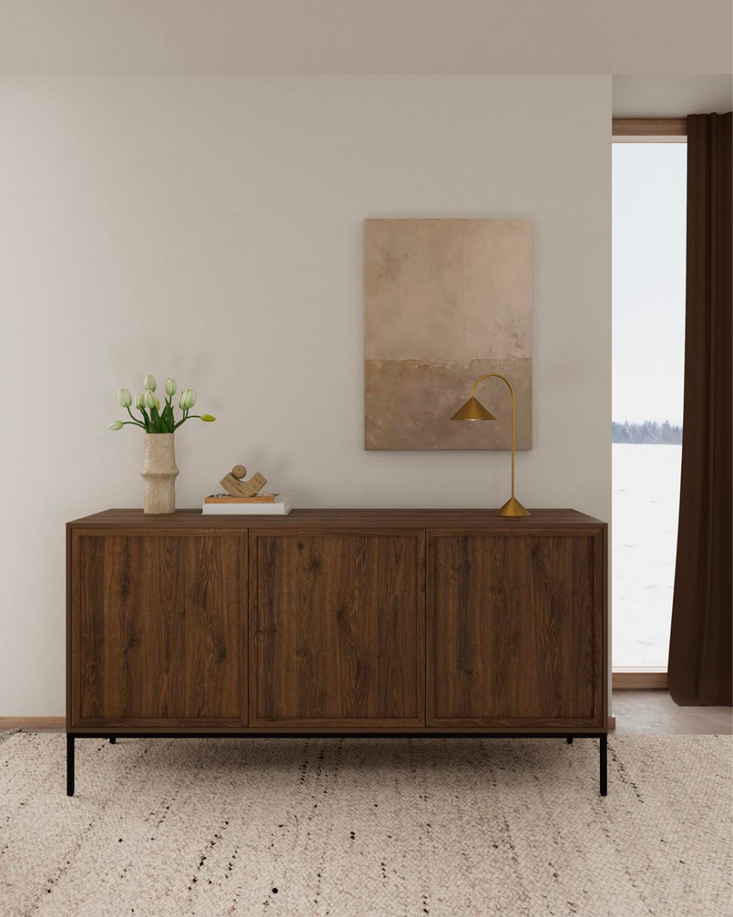 Credenza in legno Palmdale