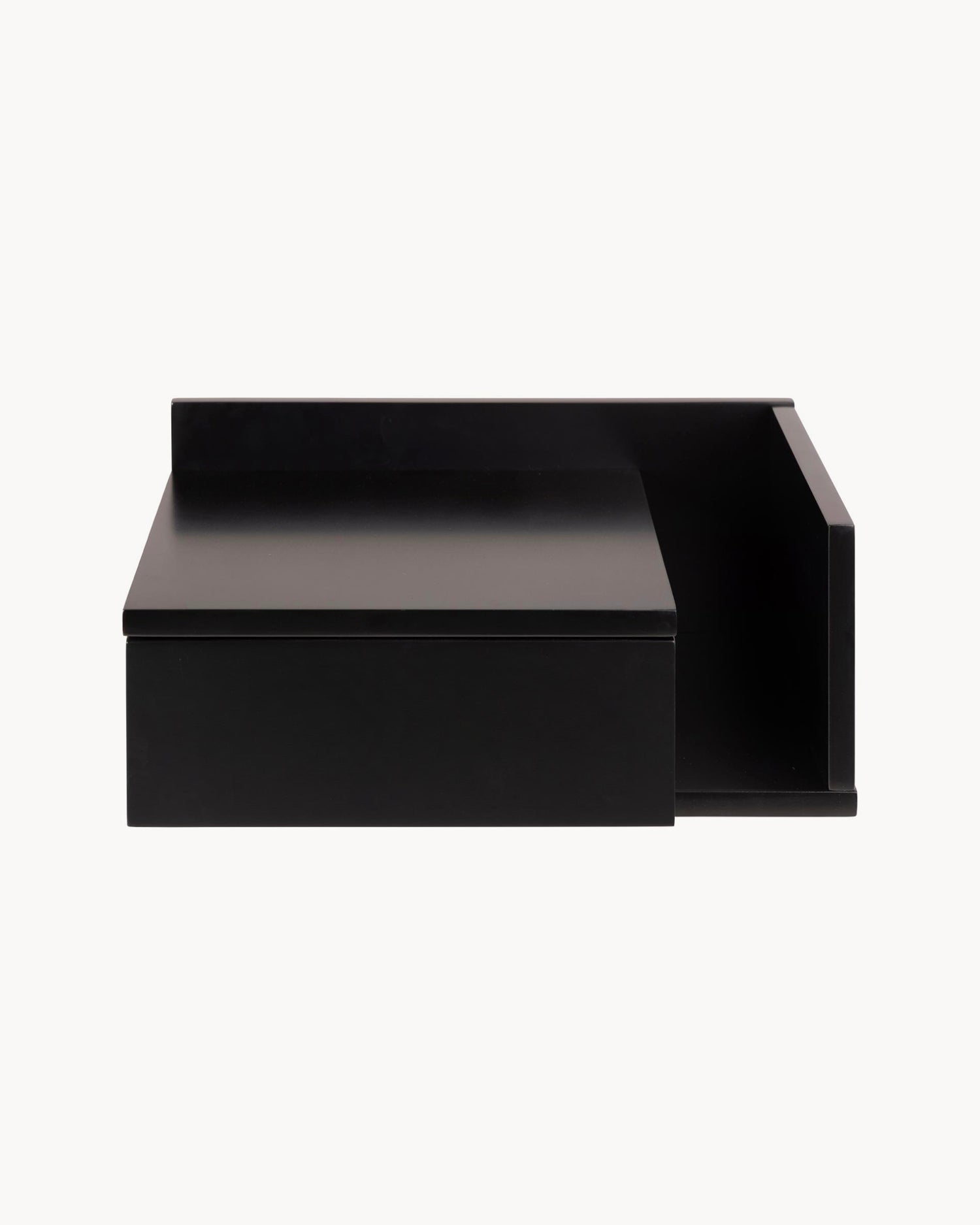 Comodino da parete in legno Ashlan