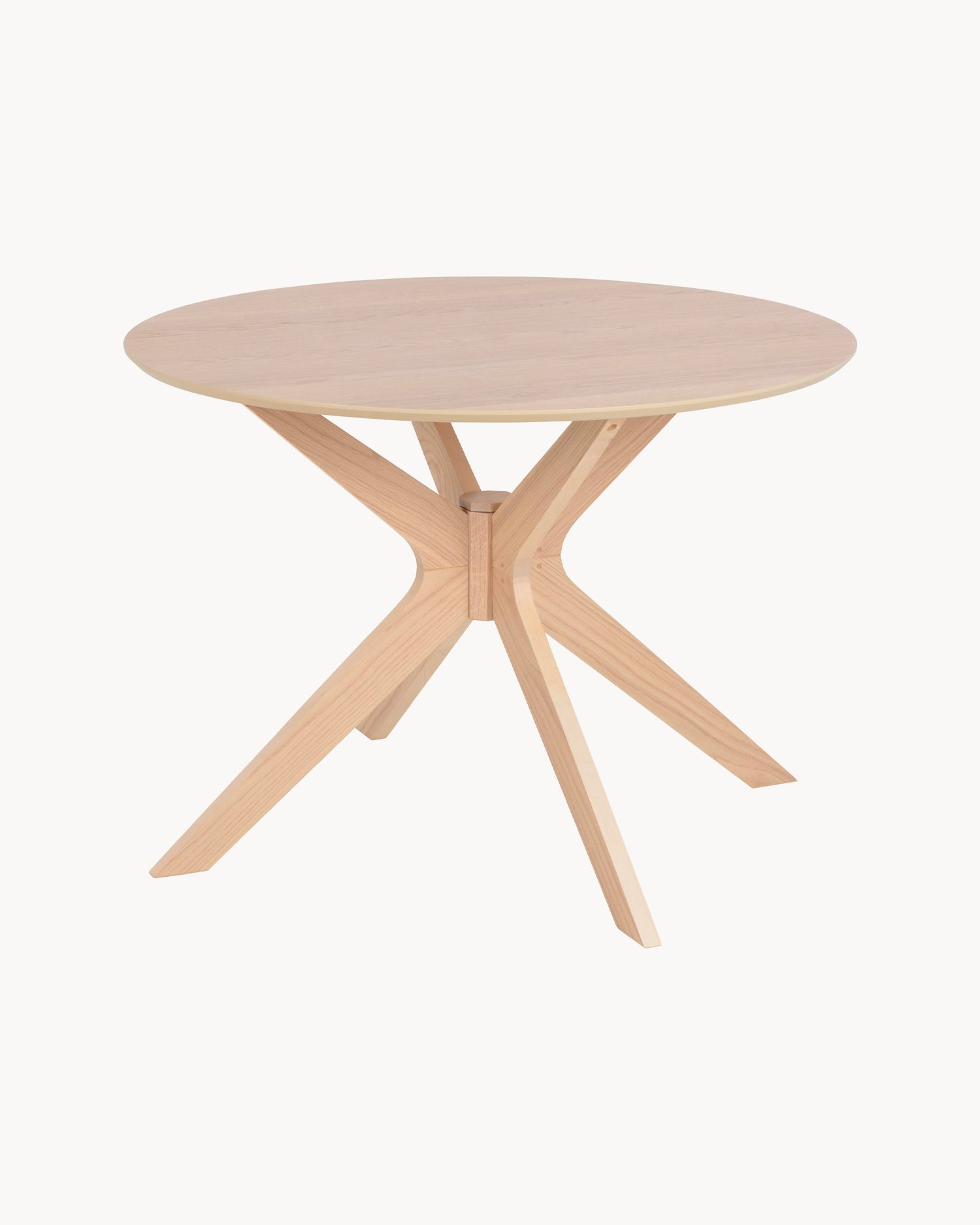 Tavolo da pranzo rotondo in legno Skog