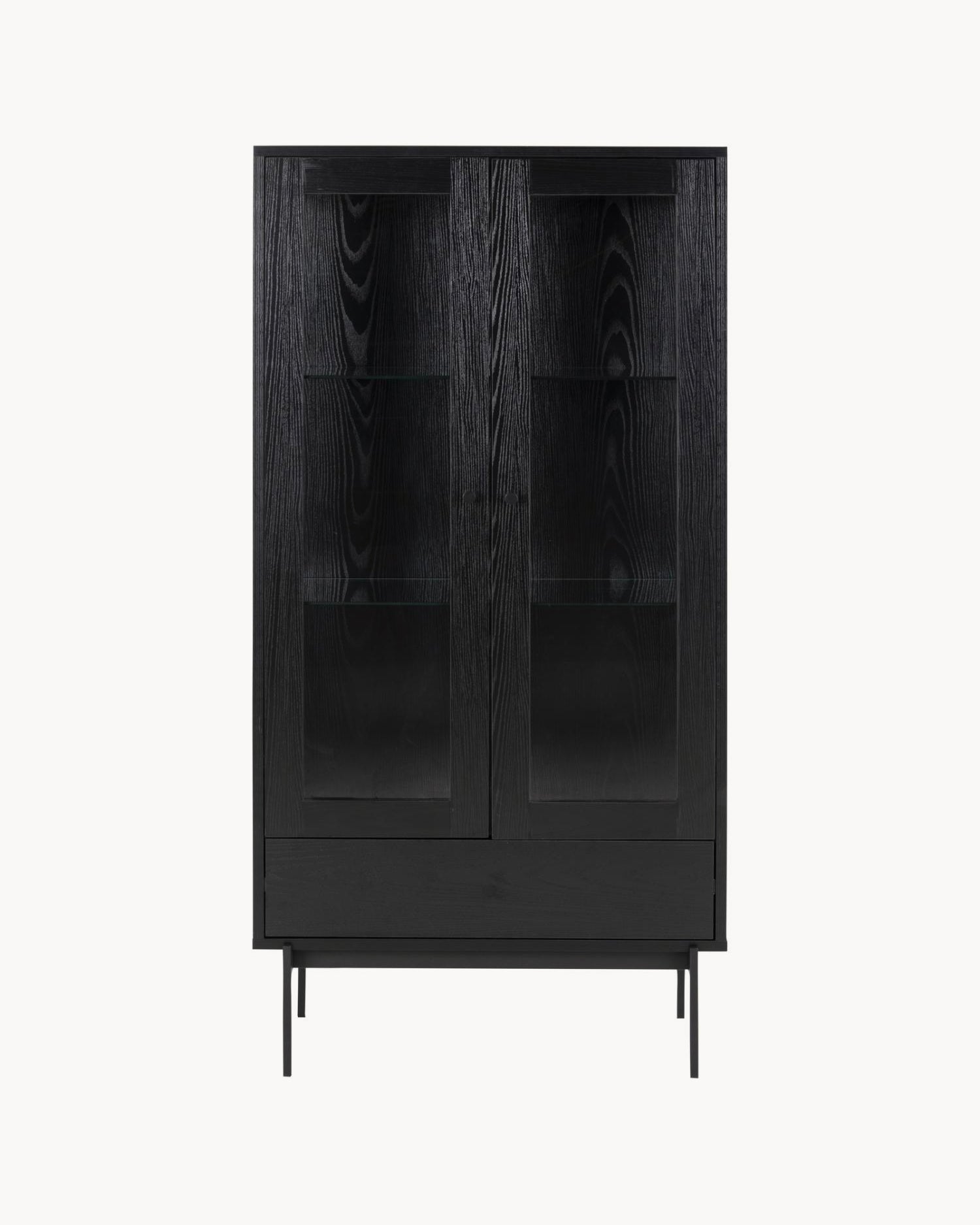 Vetrina in legno e metallo Angus