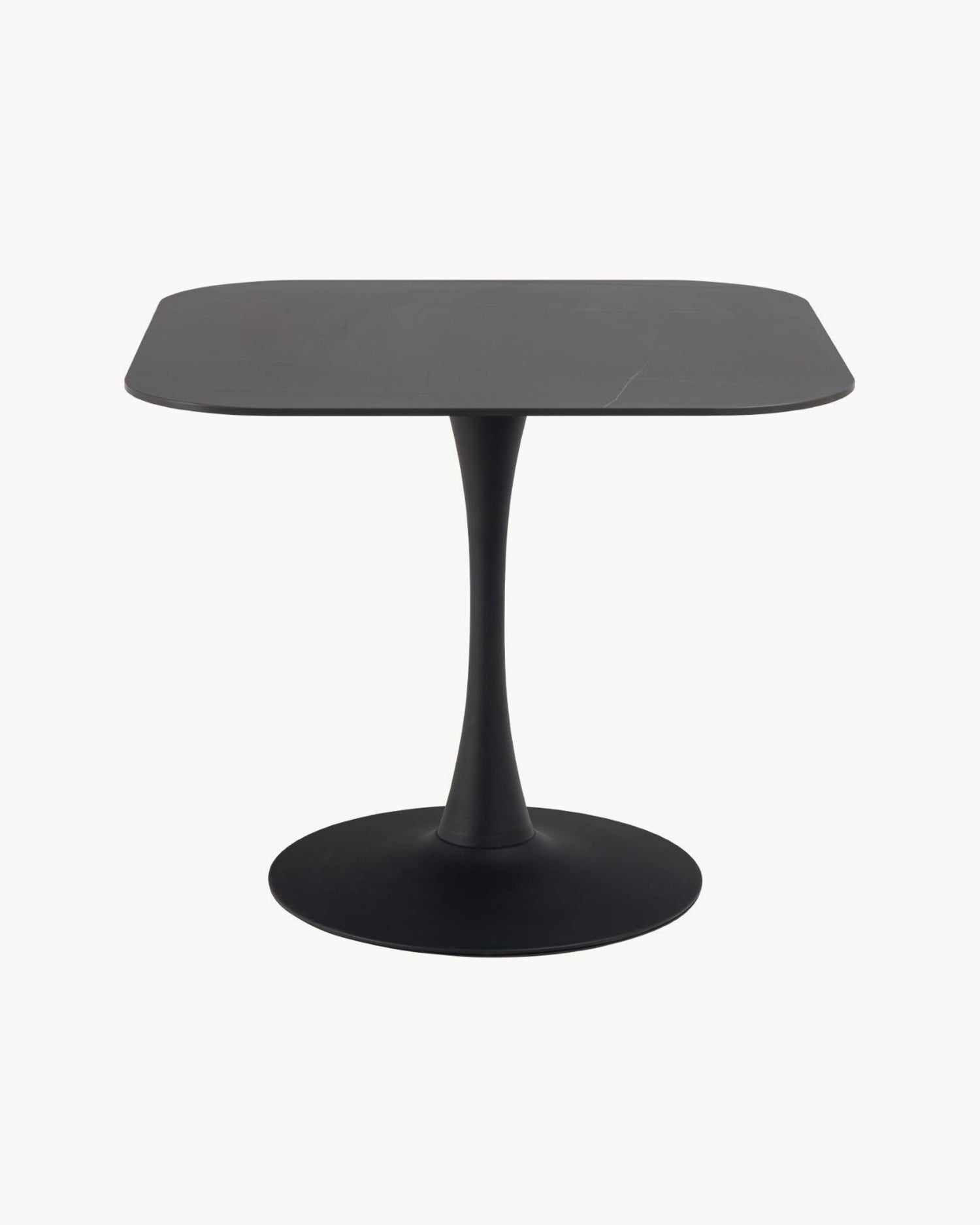 Tavolo da pranzo con piano in ceramica effetto venato Malta