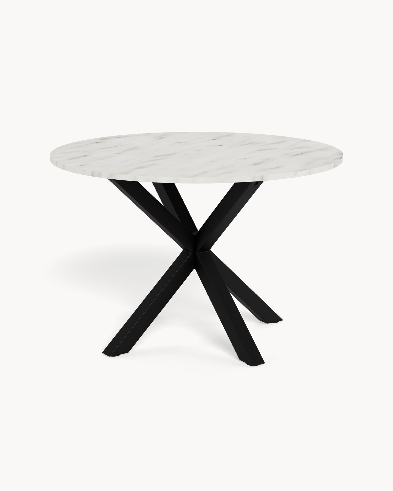 Tavolo da pranzo rotondo con piano in marmo Heaven