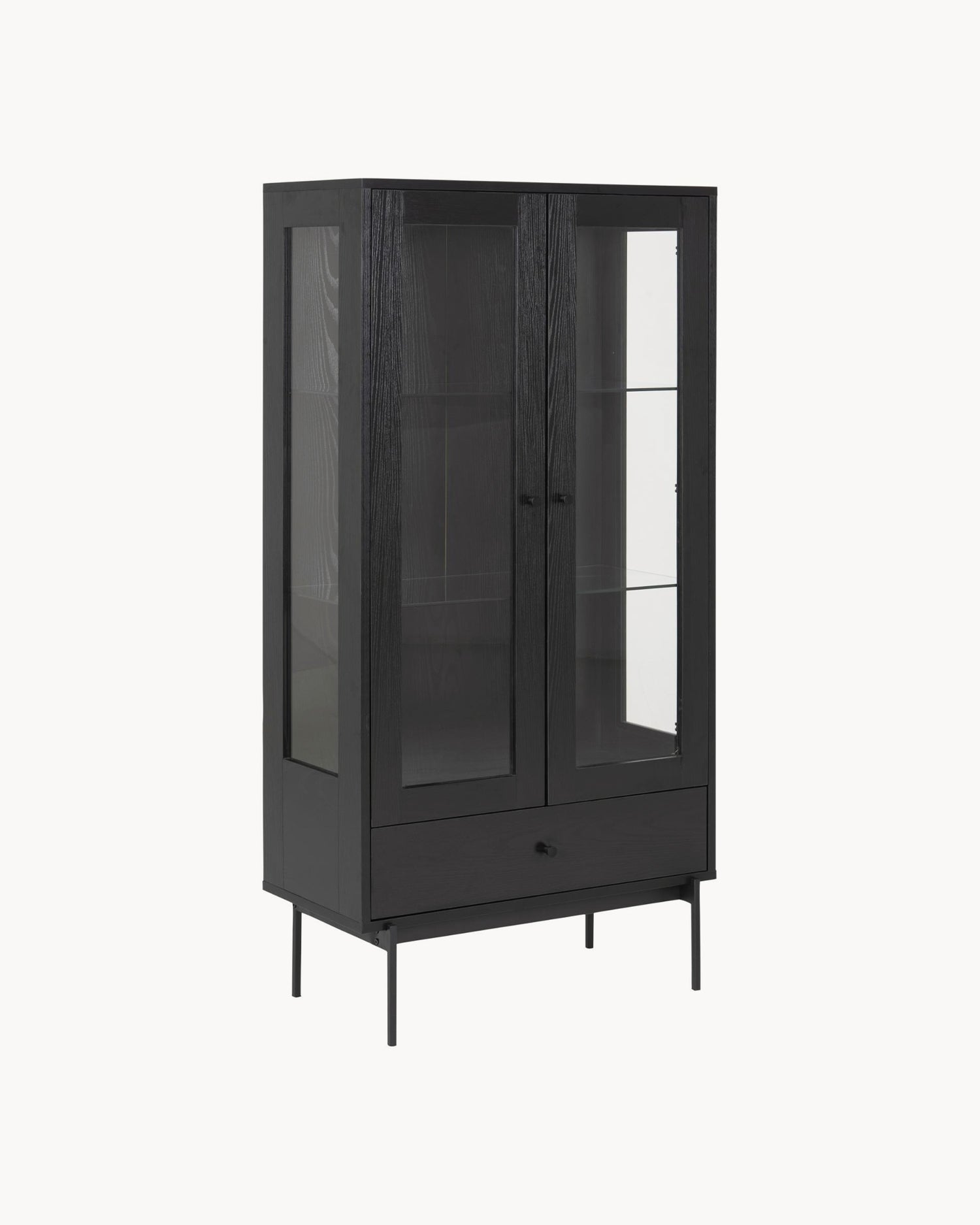 Vetrina in legno e metallo Angus