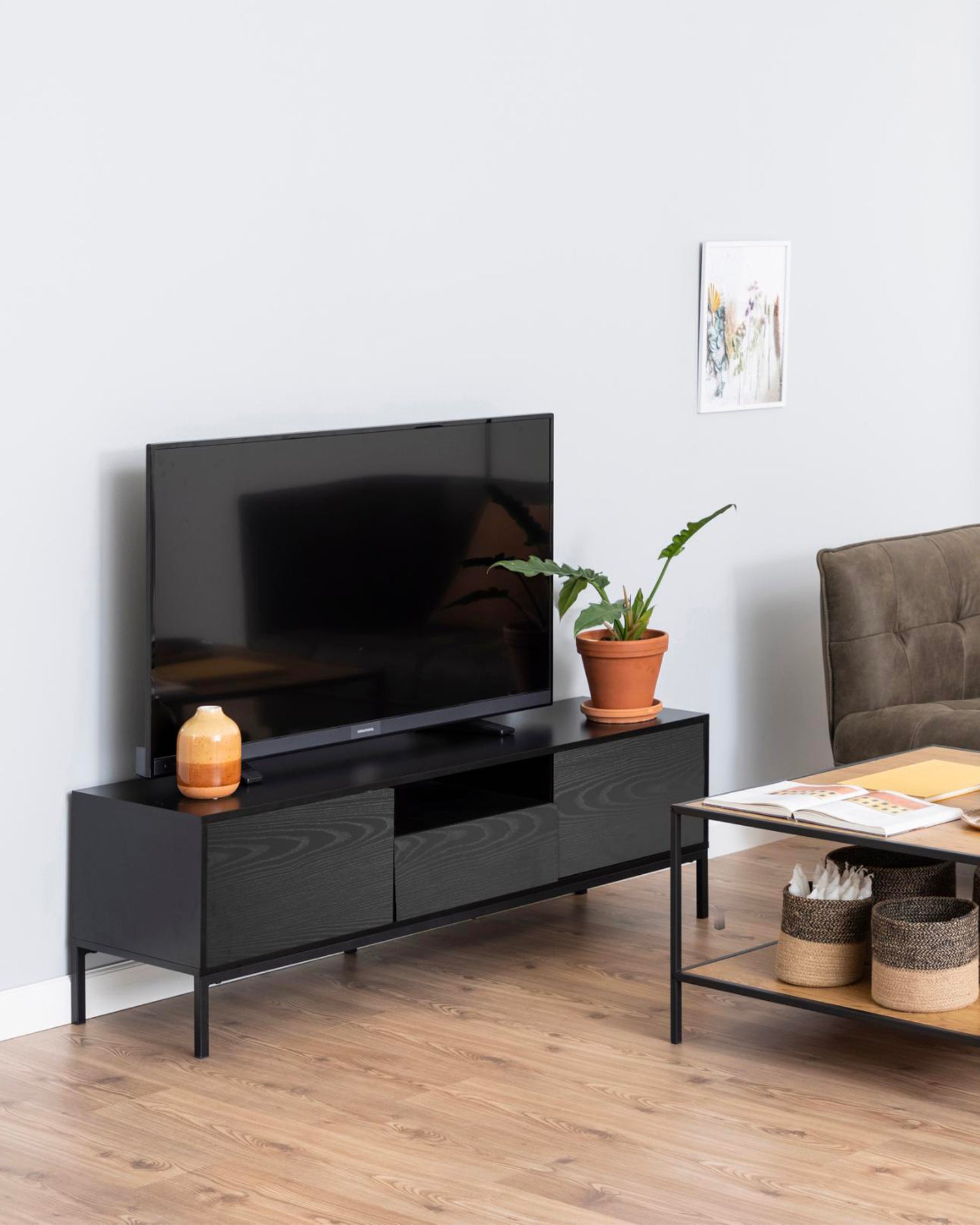 Mobile tv in legno Seaford