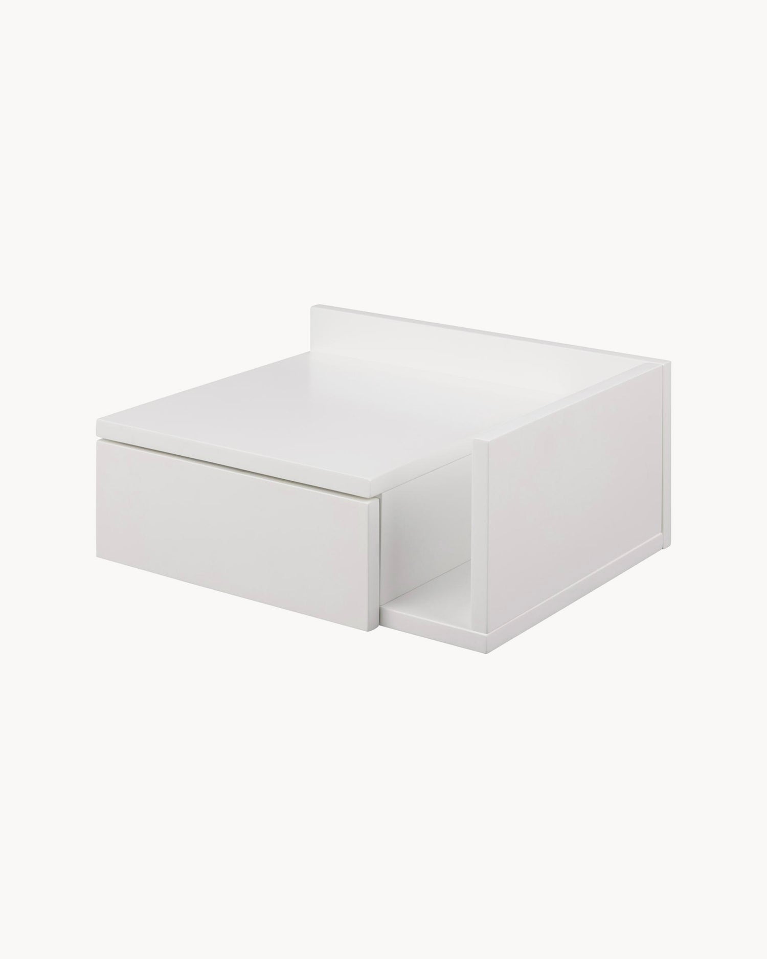 Comodino da parete in legno Ashlan