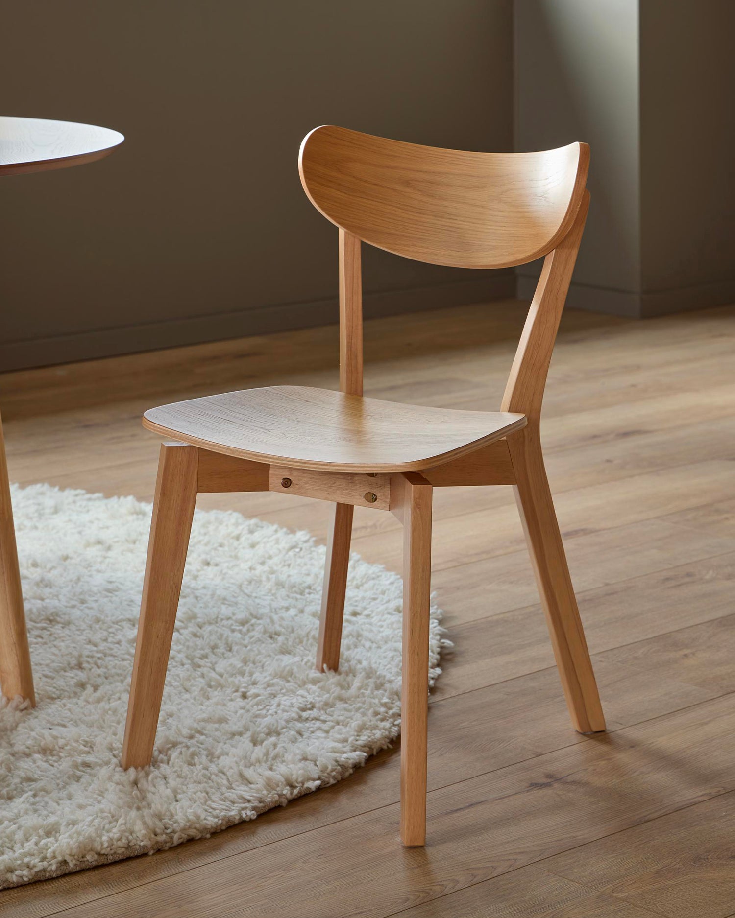 Set 2 sedie da pranzo in legno Roxby