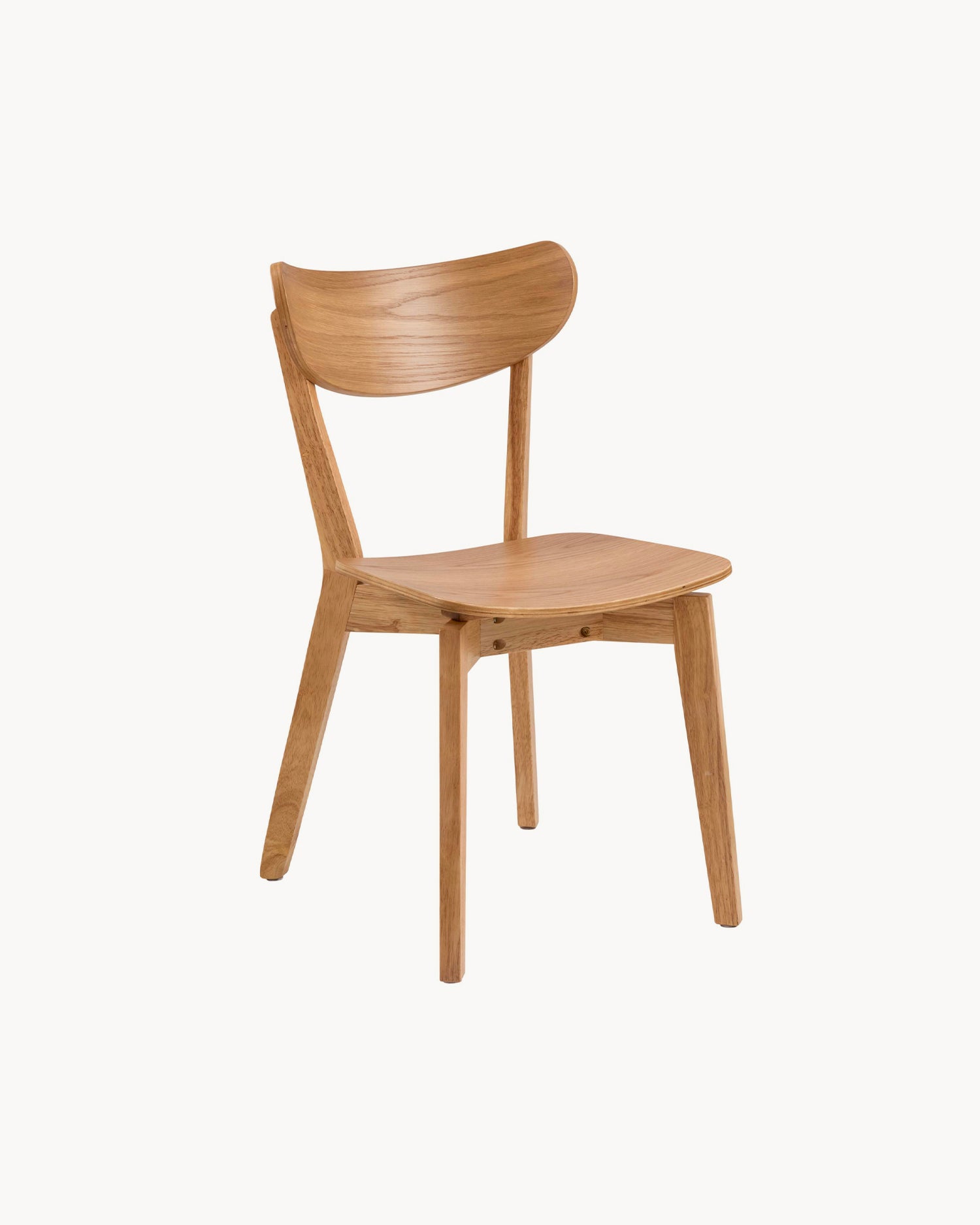 Set 2 sedie da pranzo in legno Roxby