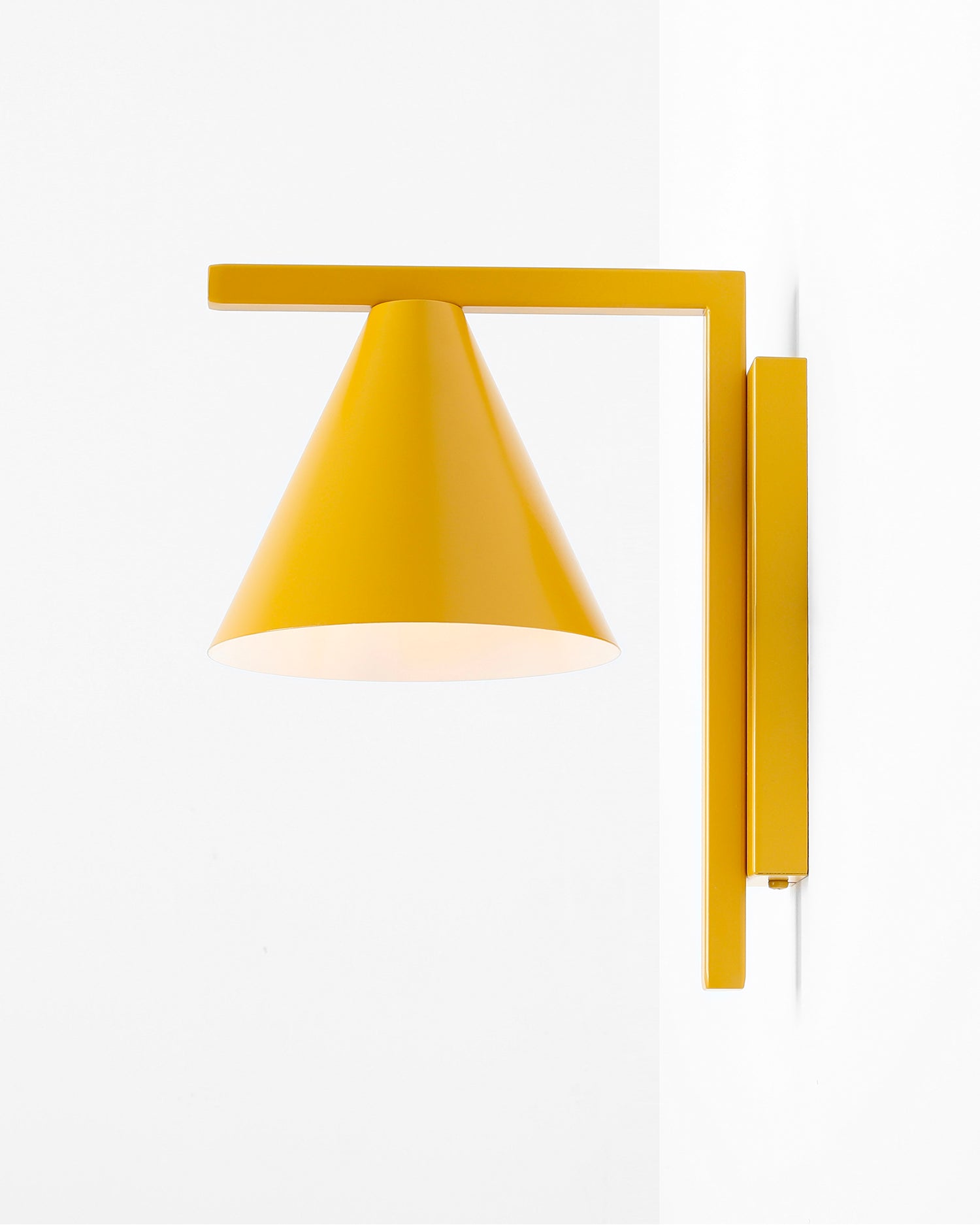 Lampada da parete Form, senape