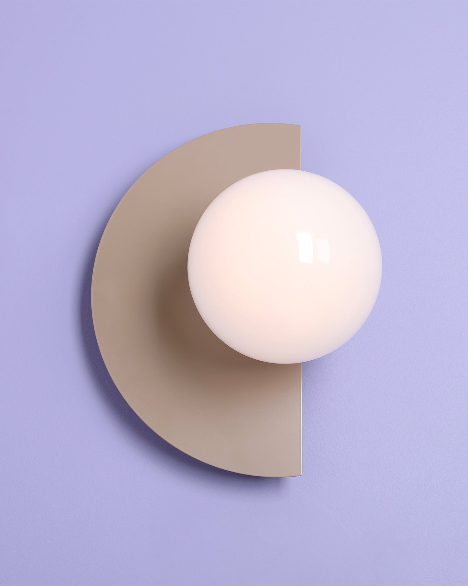 Lampada da parete Loop, beige