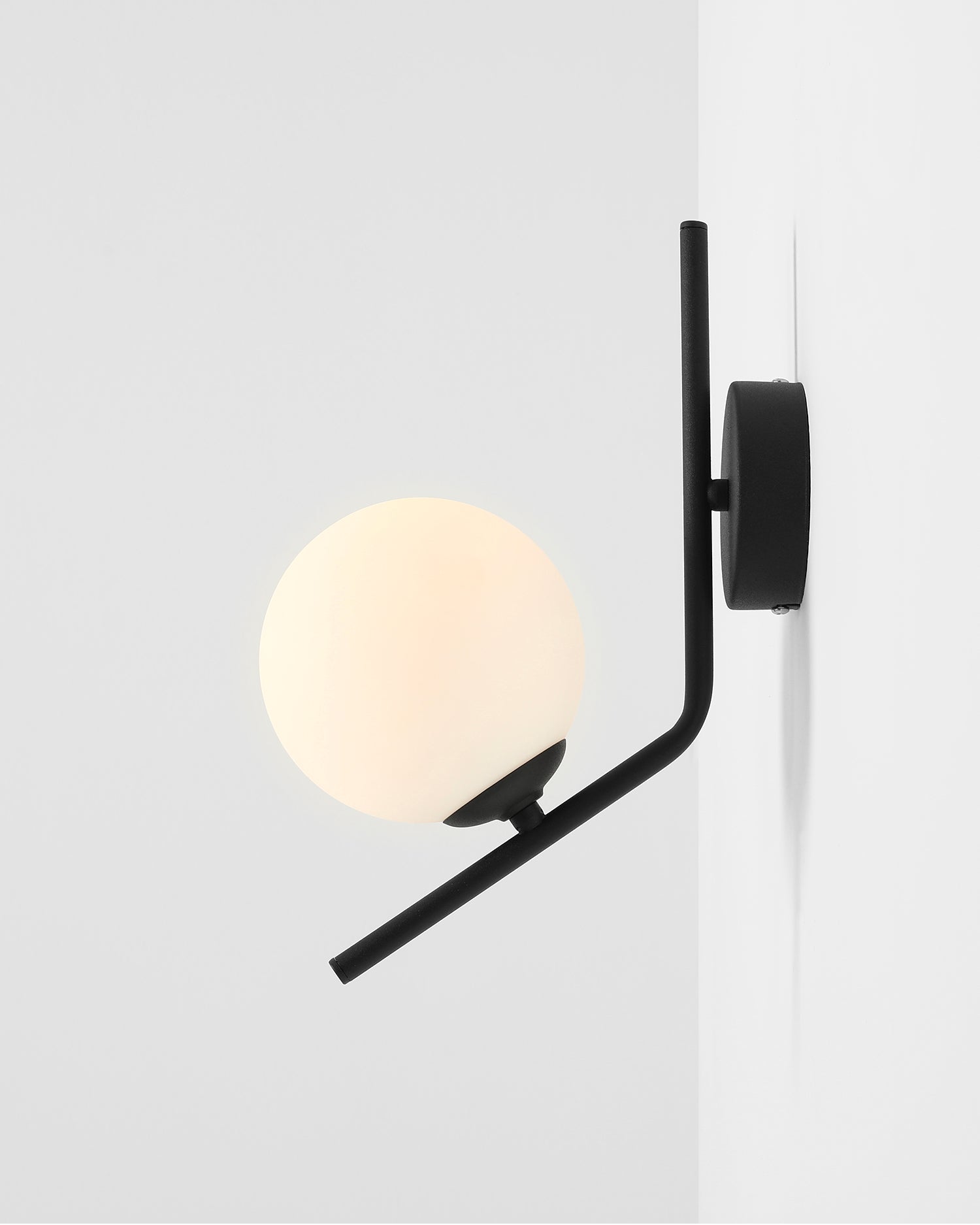 Lampada da parete Gallia, nera