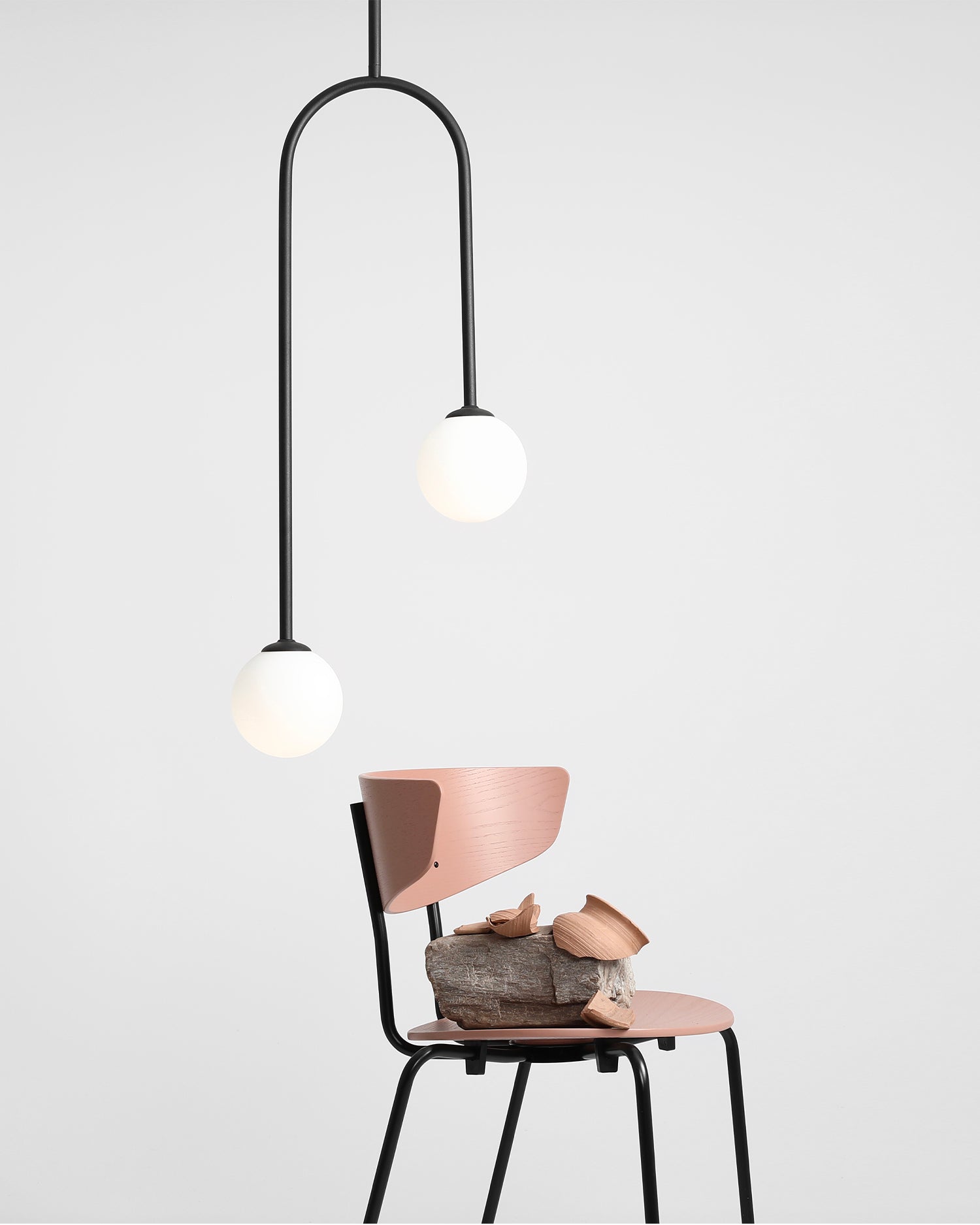 Lampada da soffitto Nave, nera