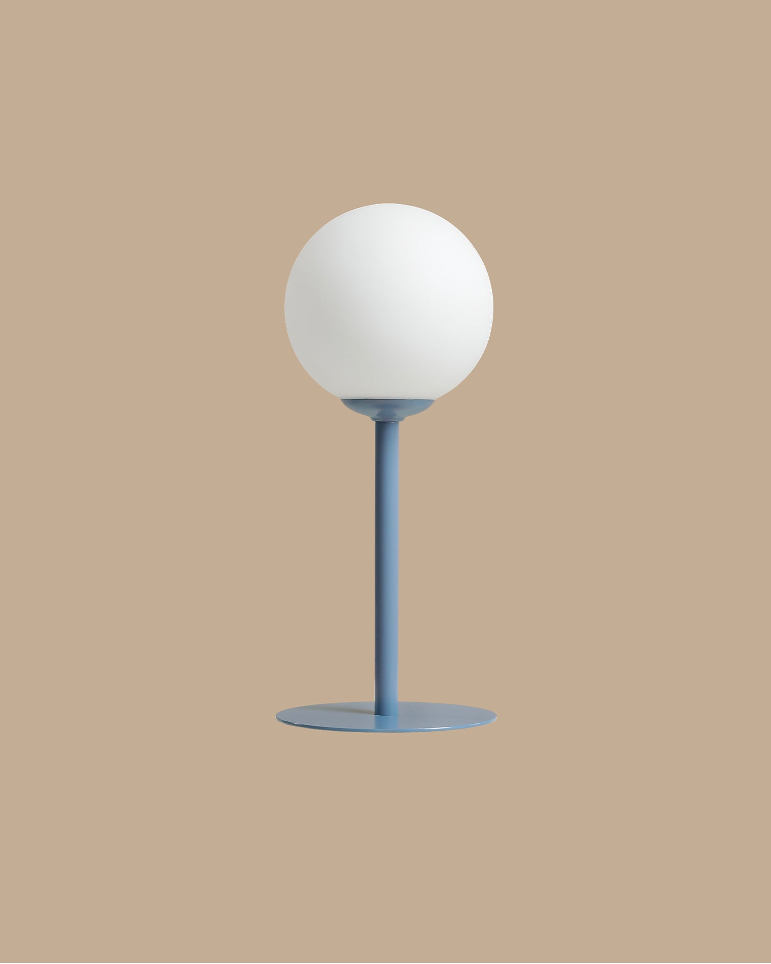 Lampada da tavolo Pinne, blu