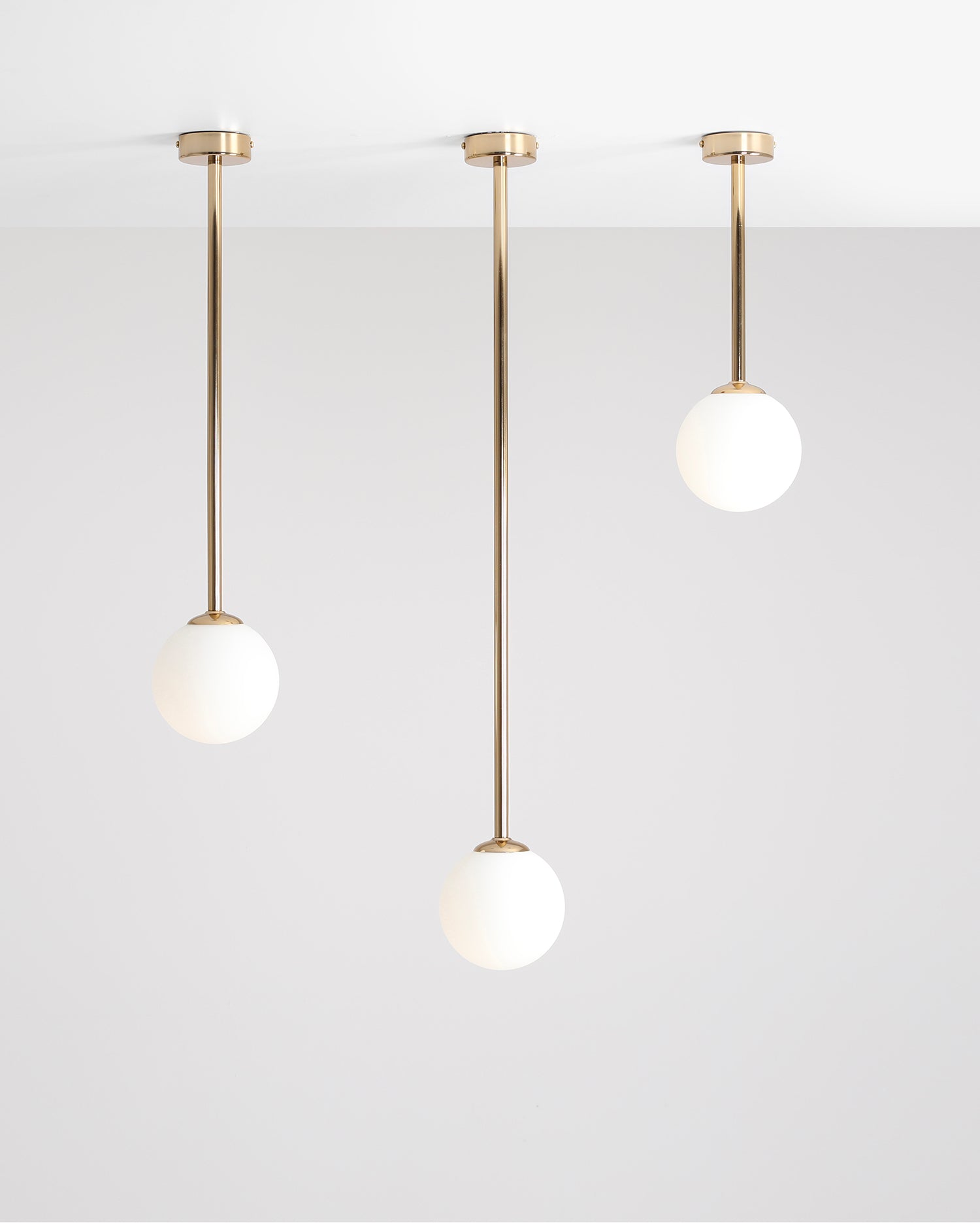 Lampada da soffitto Pinne, oro