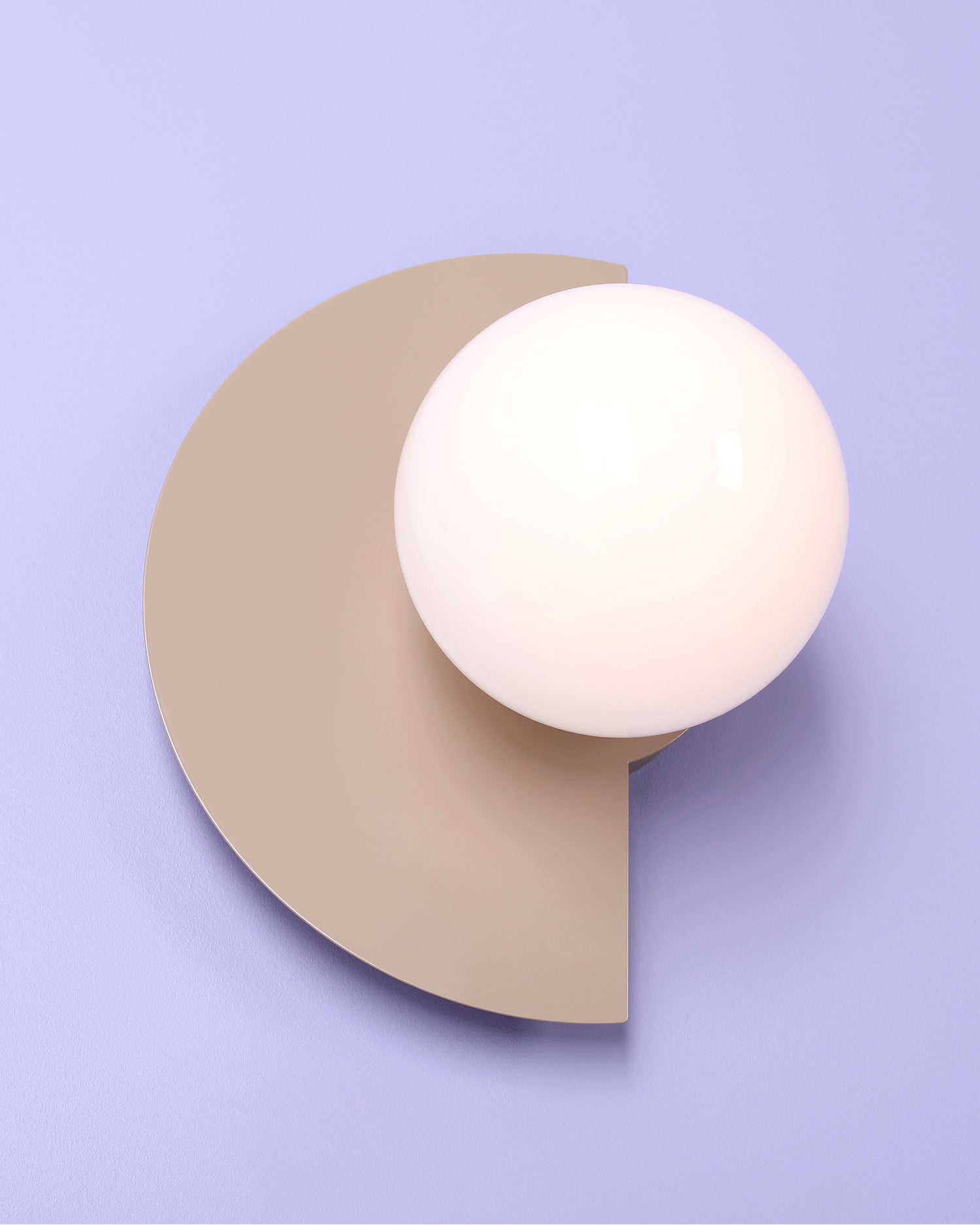 Lampada da parete Loop, beige