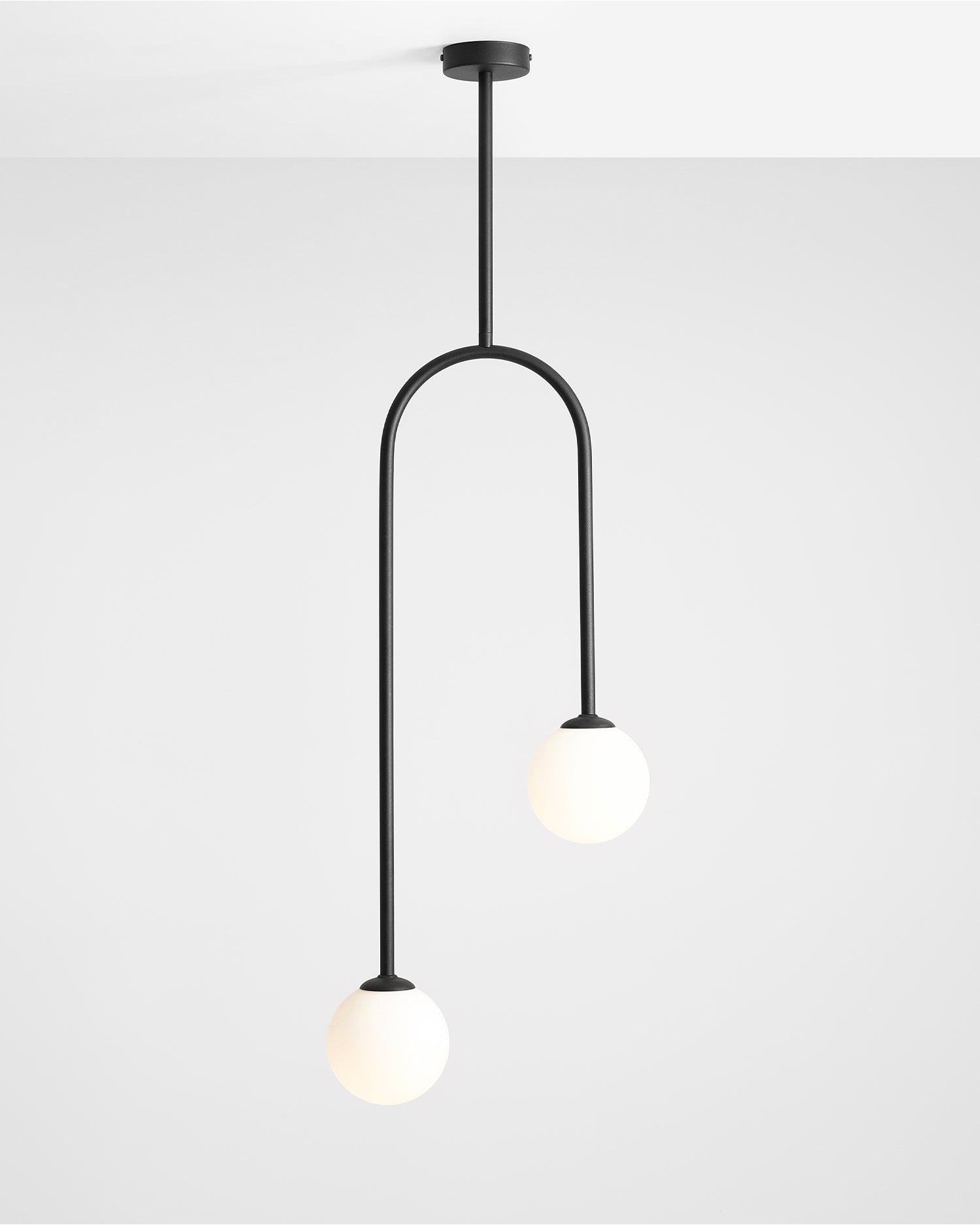 Lampada da soffitto Nave, nera