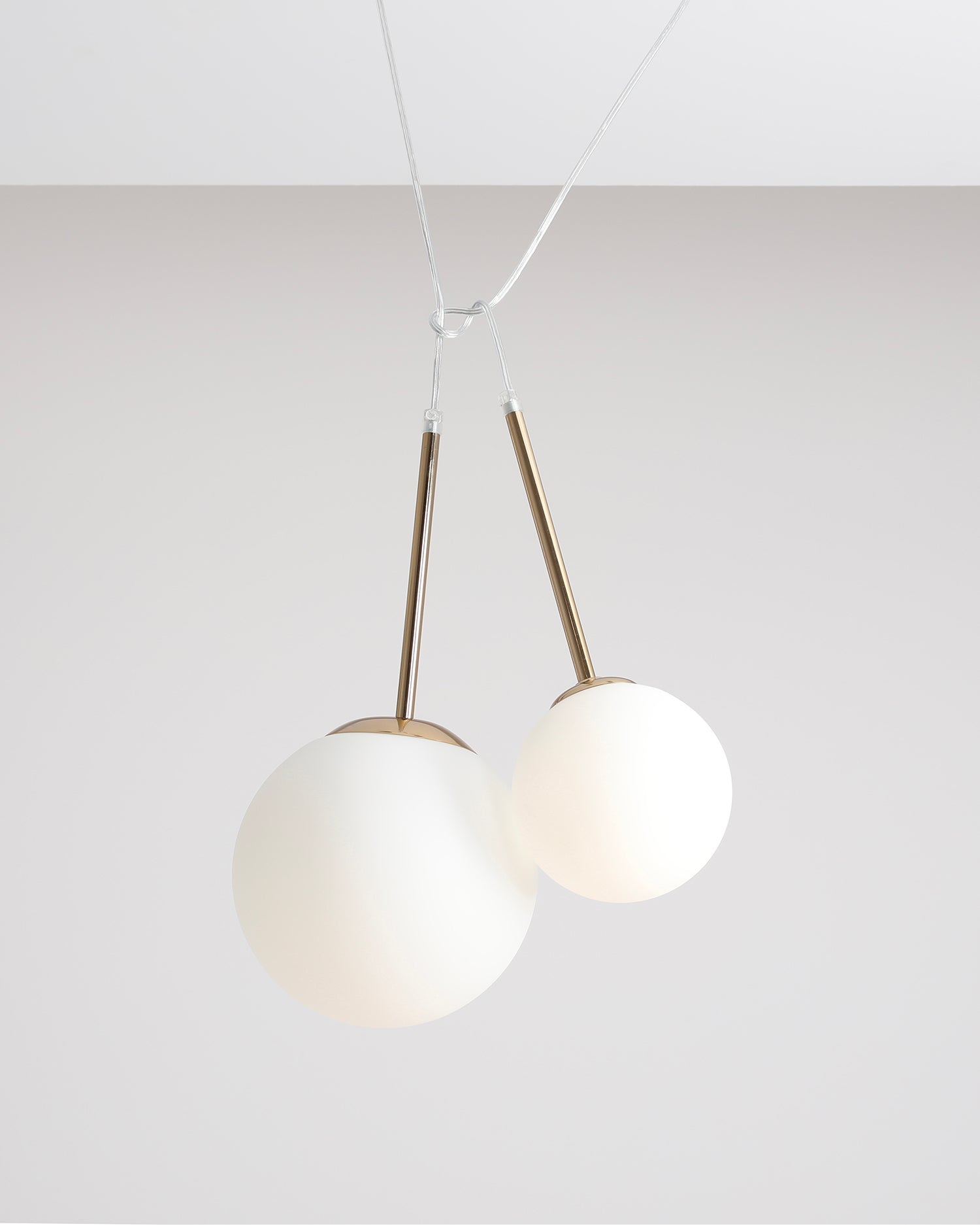 Lampada a sospensione Bosso, oro