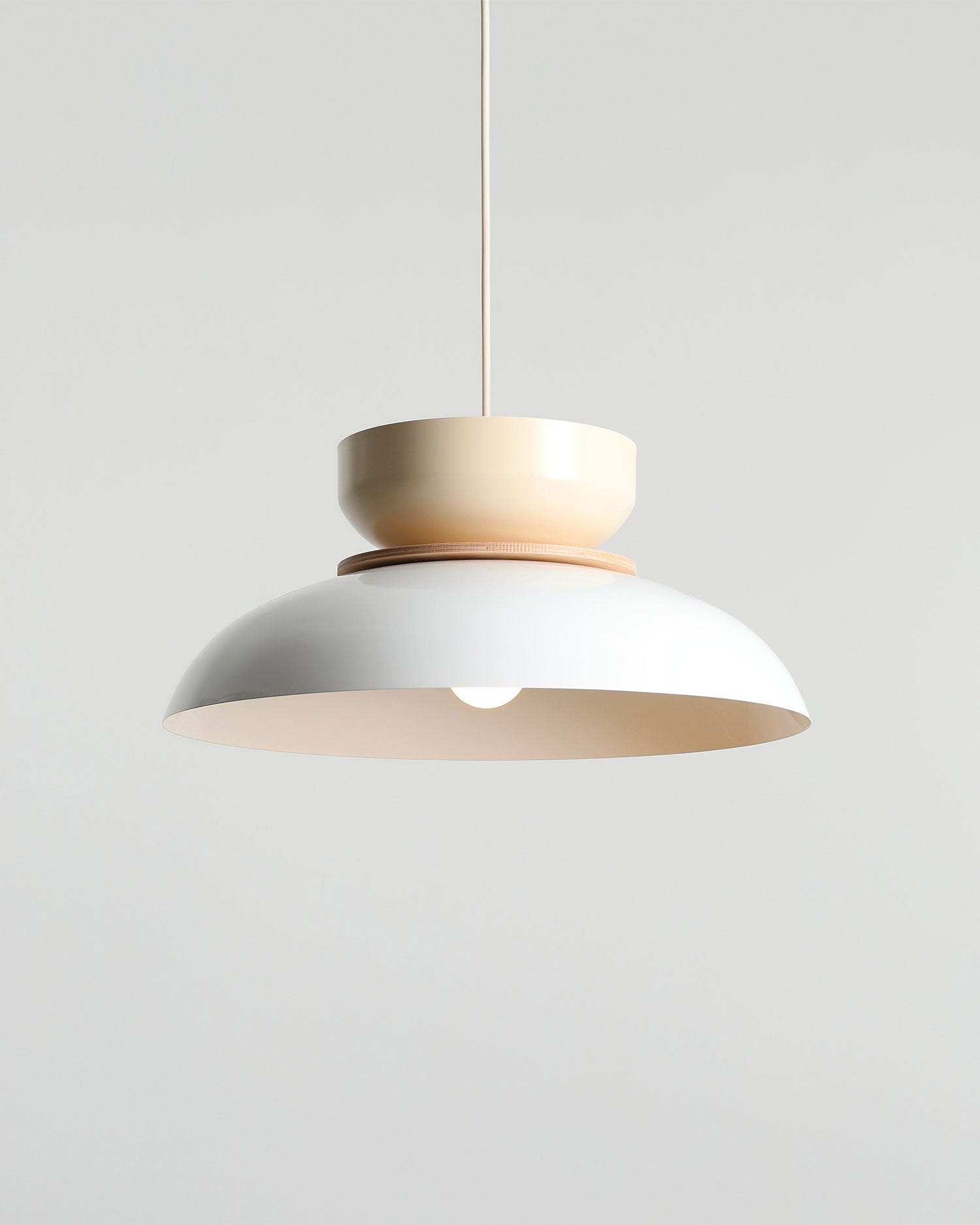 Lampada a sospensione in metallo Aldo