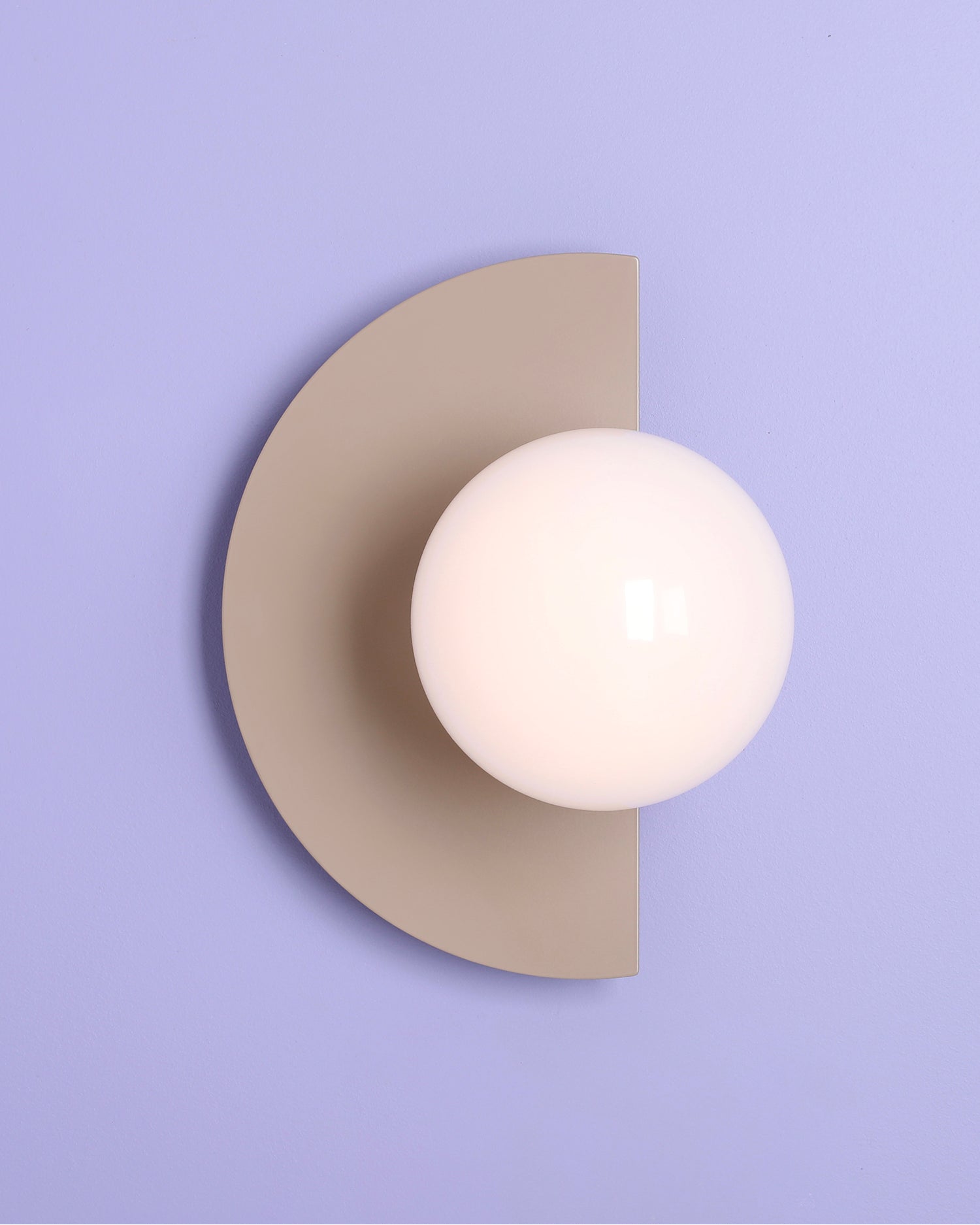Lampada da parete Loop, beige