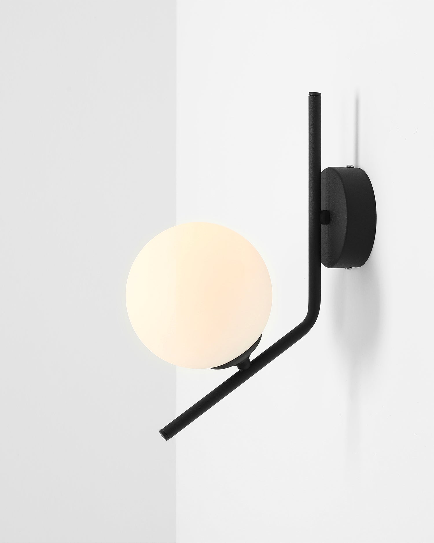 Lampada da parete Gallia, nera