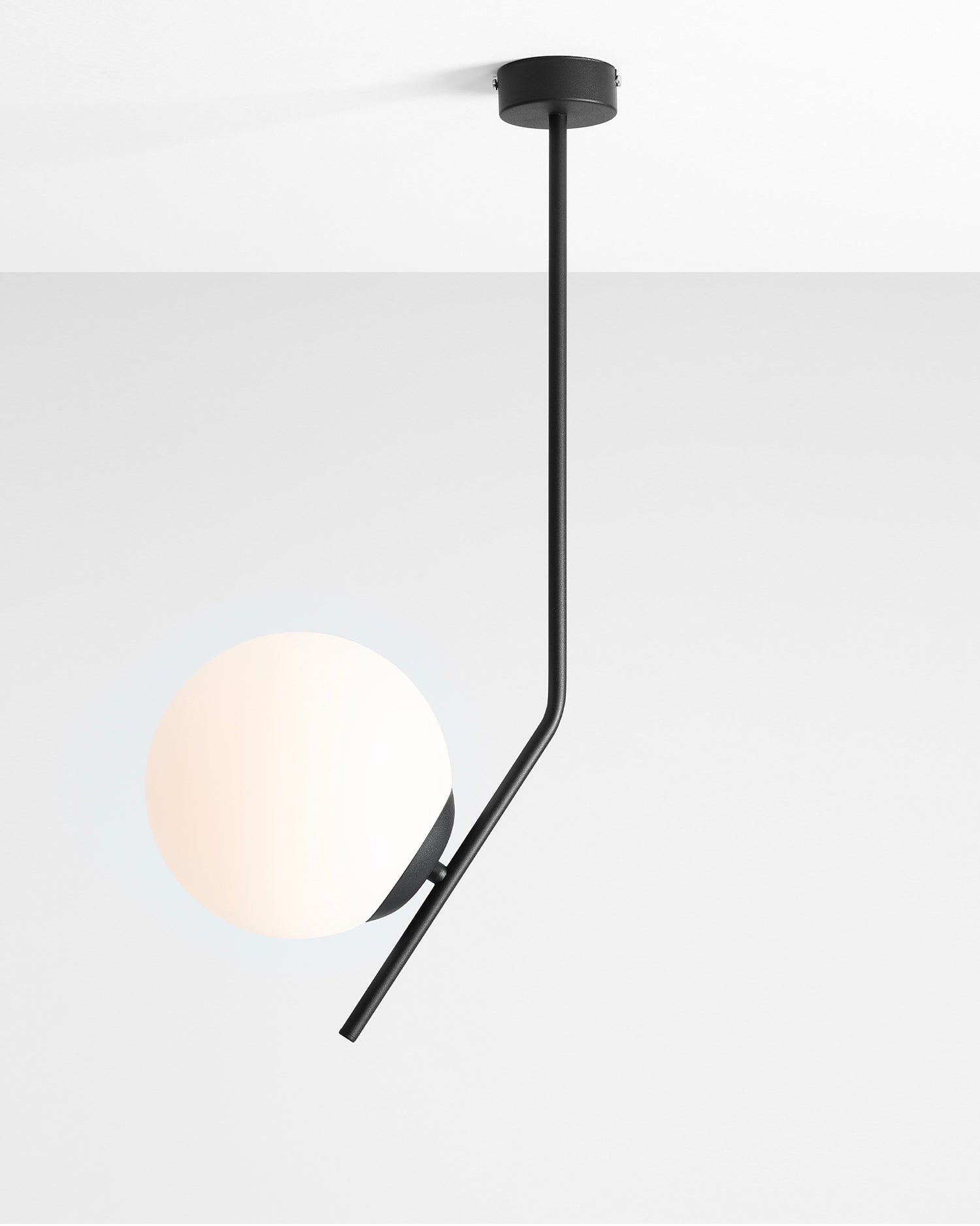 Lampada da soffitto Gallia, nera