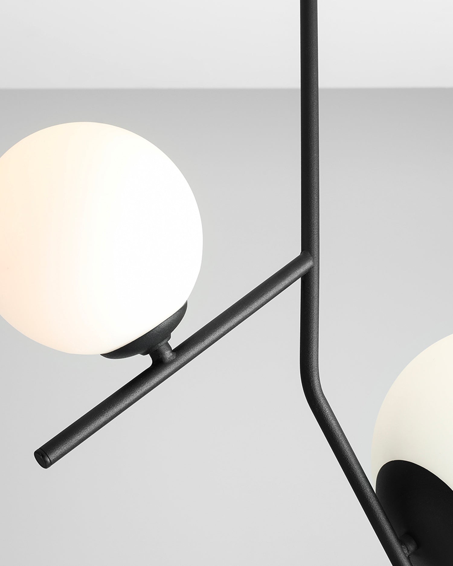 Lampada da soffitto Gallia 2, nera