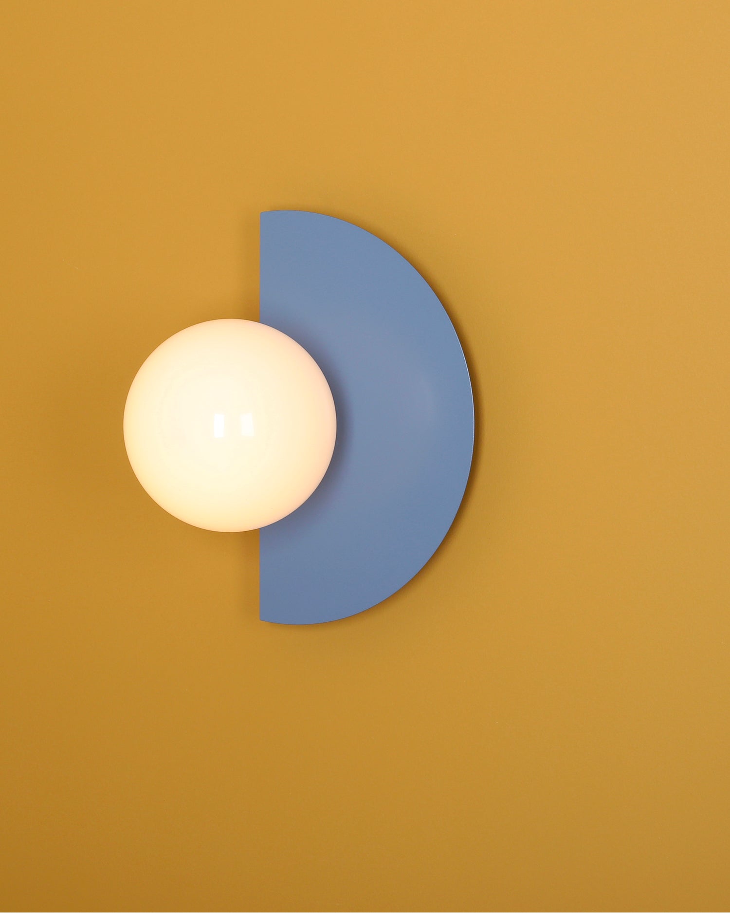 Lampada da parete Loop, blu