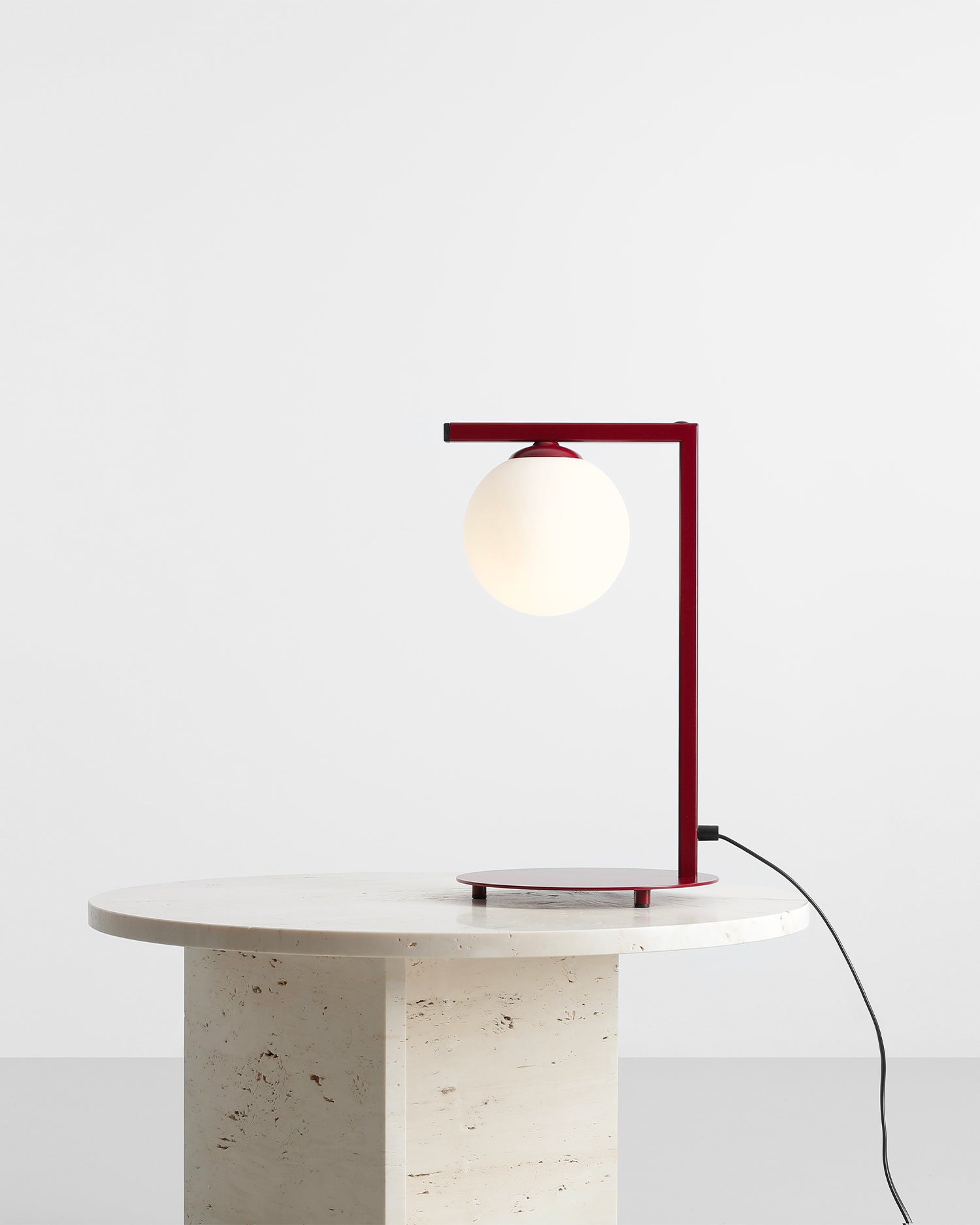 Lampada da tavolo Zac, rossa