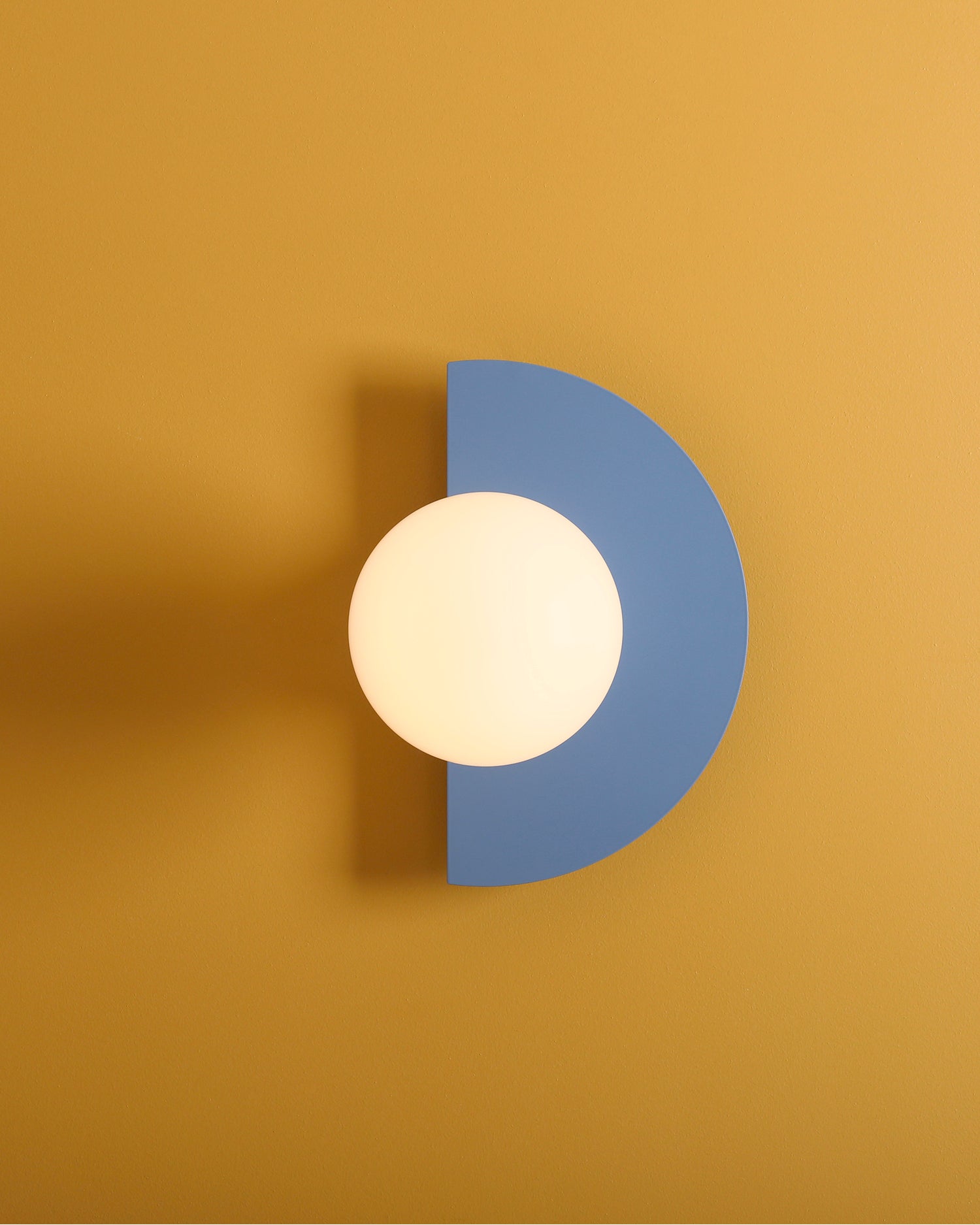 Lampada da parete Loop, blu