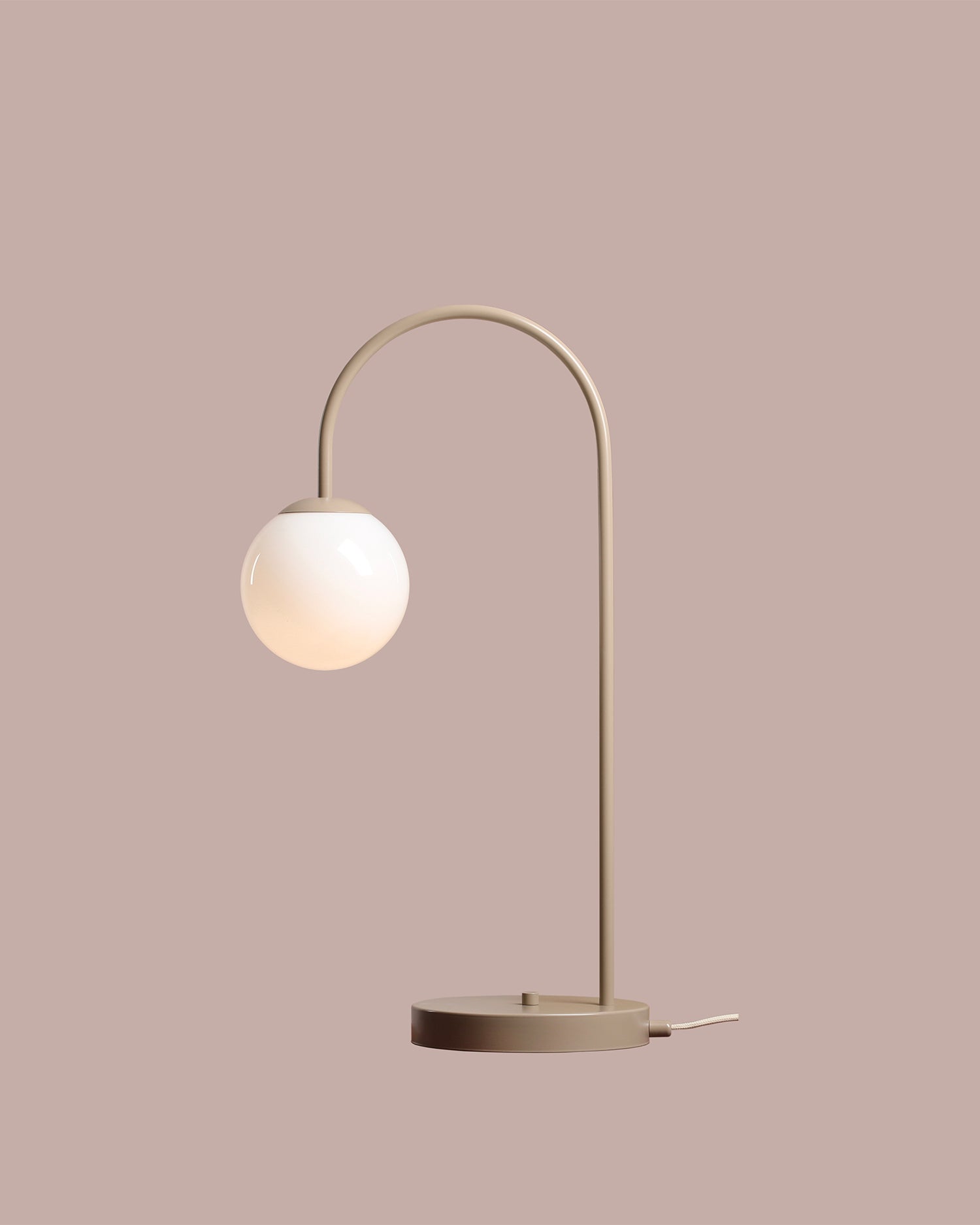 Lampada da tavolo Una, beige