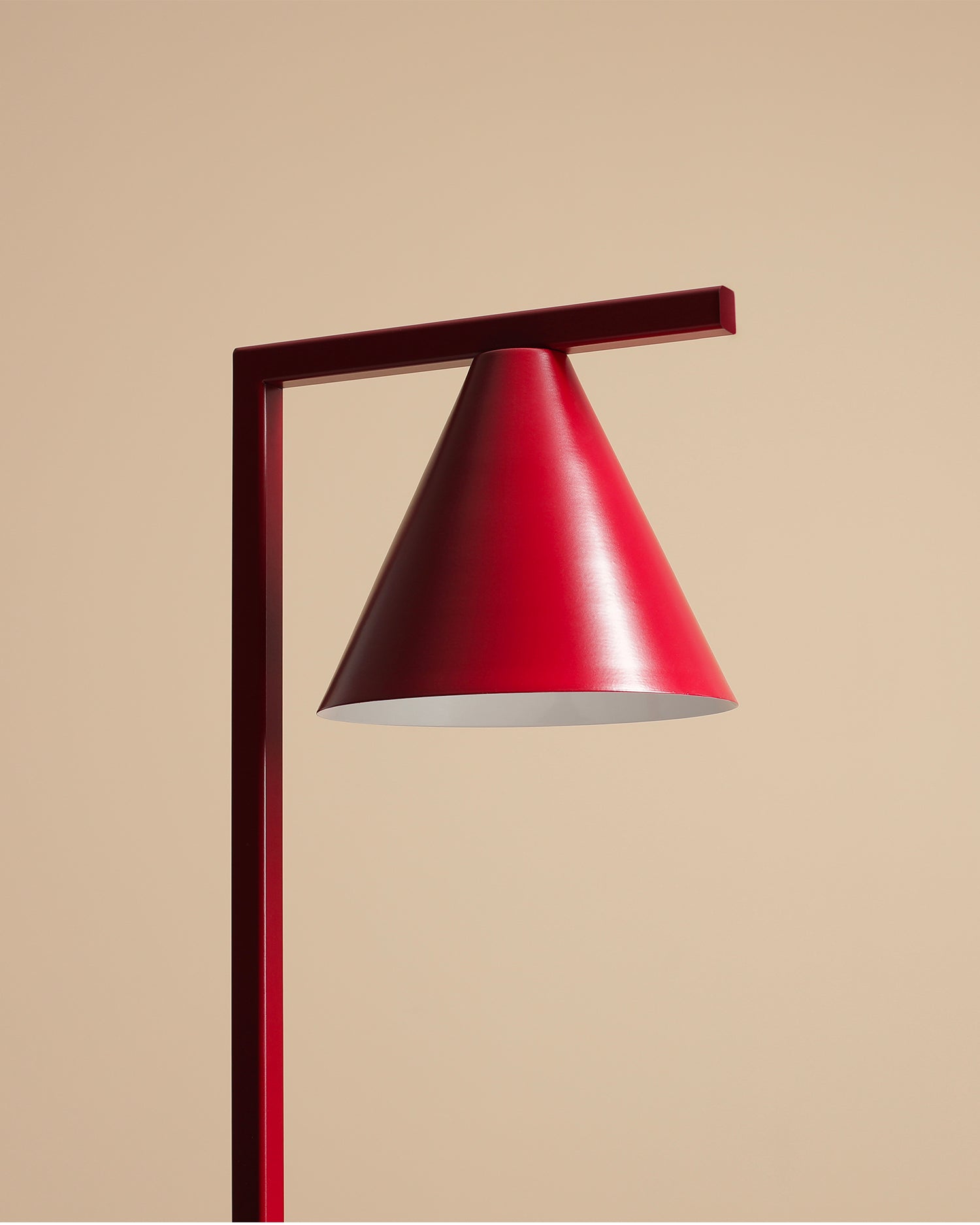 Lampada da tavolo Form, rossa