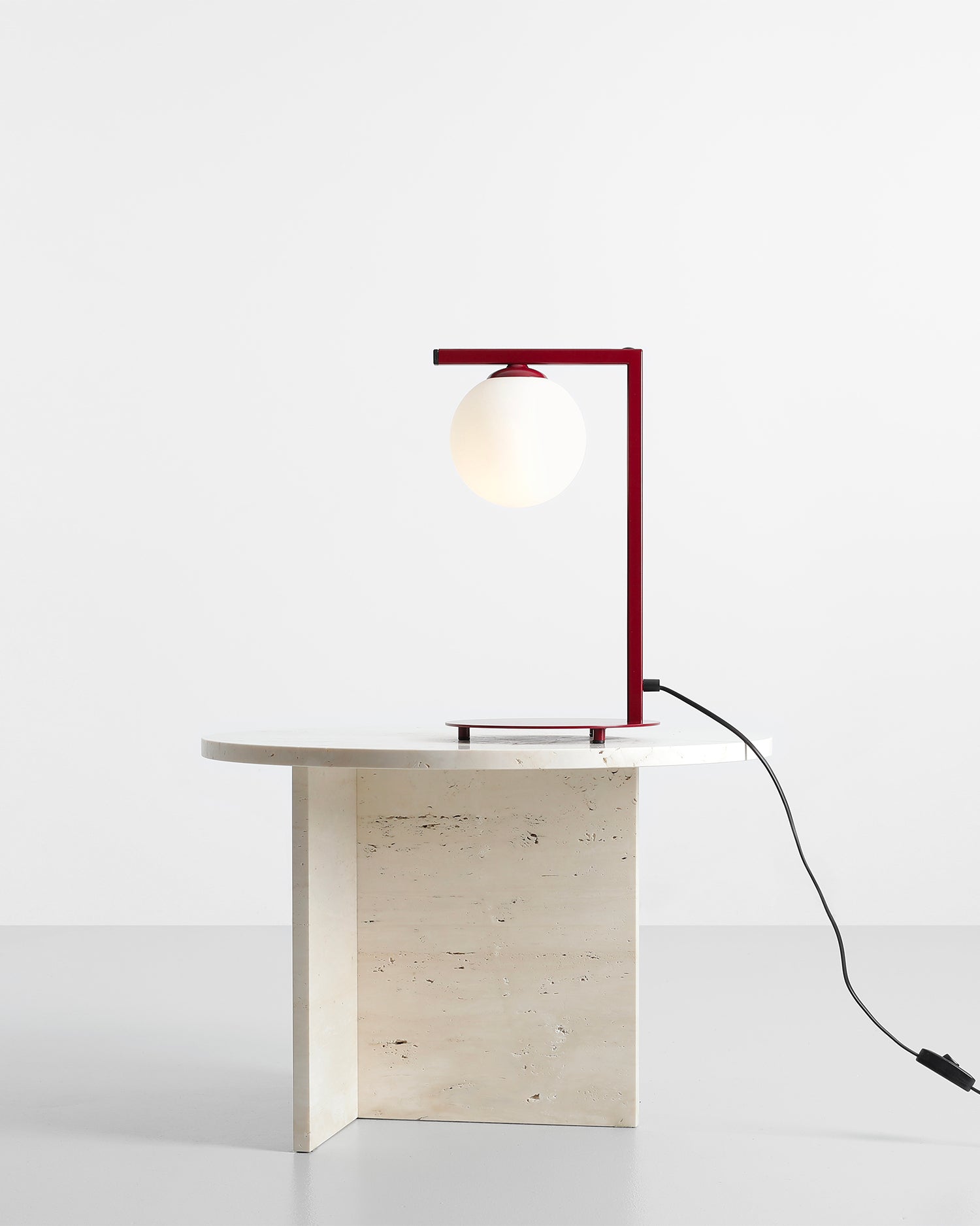 Lampada da tavolo Zac, rossa