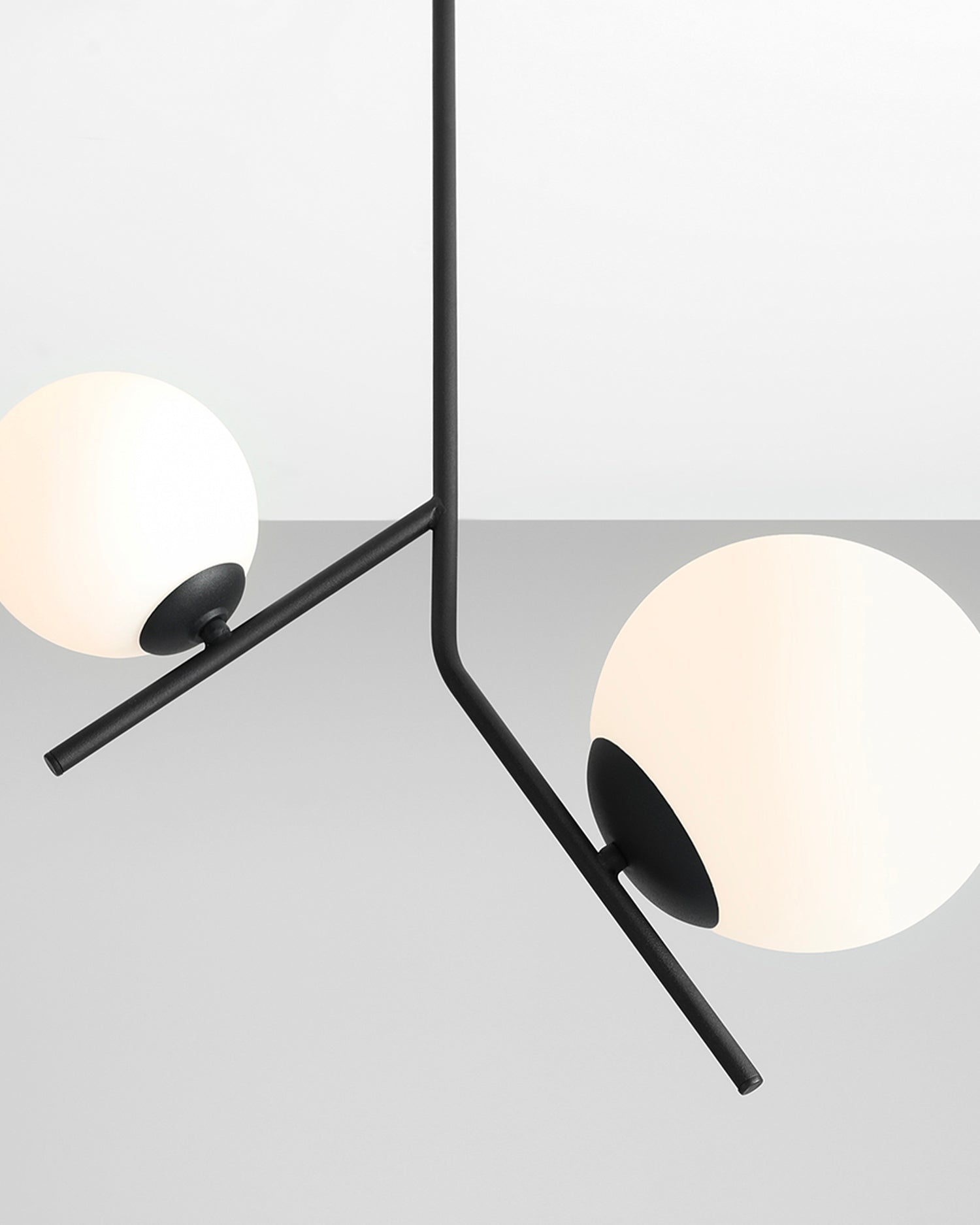 Lampada da soffitto Gallia 2, nera