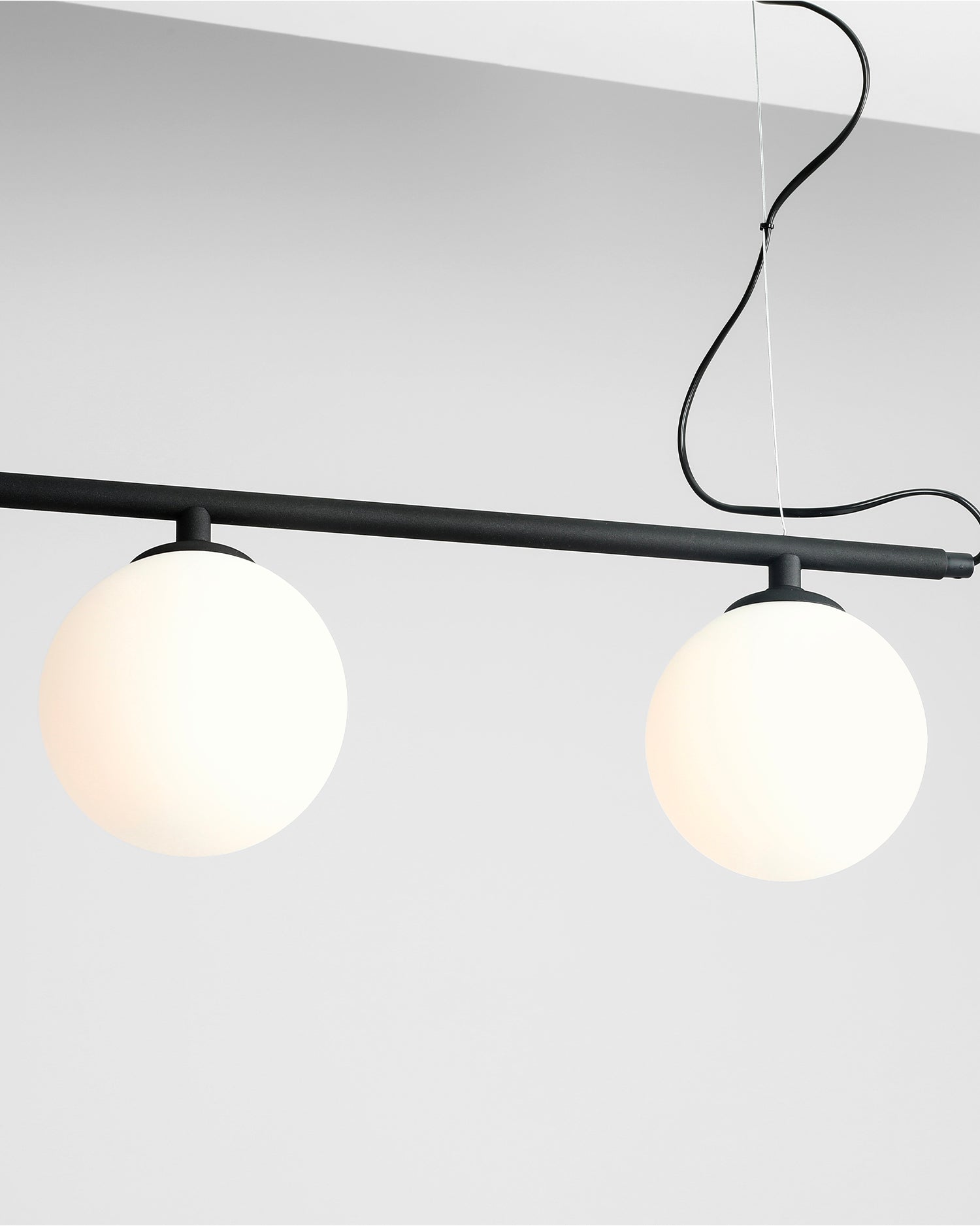 Lampada a sospensione Beryl 3, nera