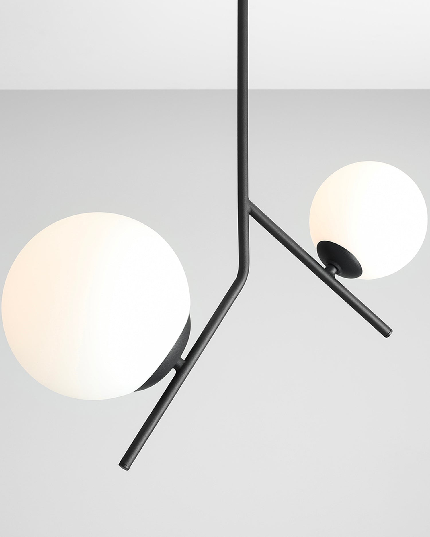 Lampada da soffitto Gallia 2, nera