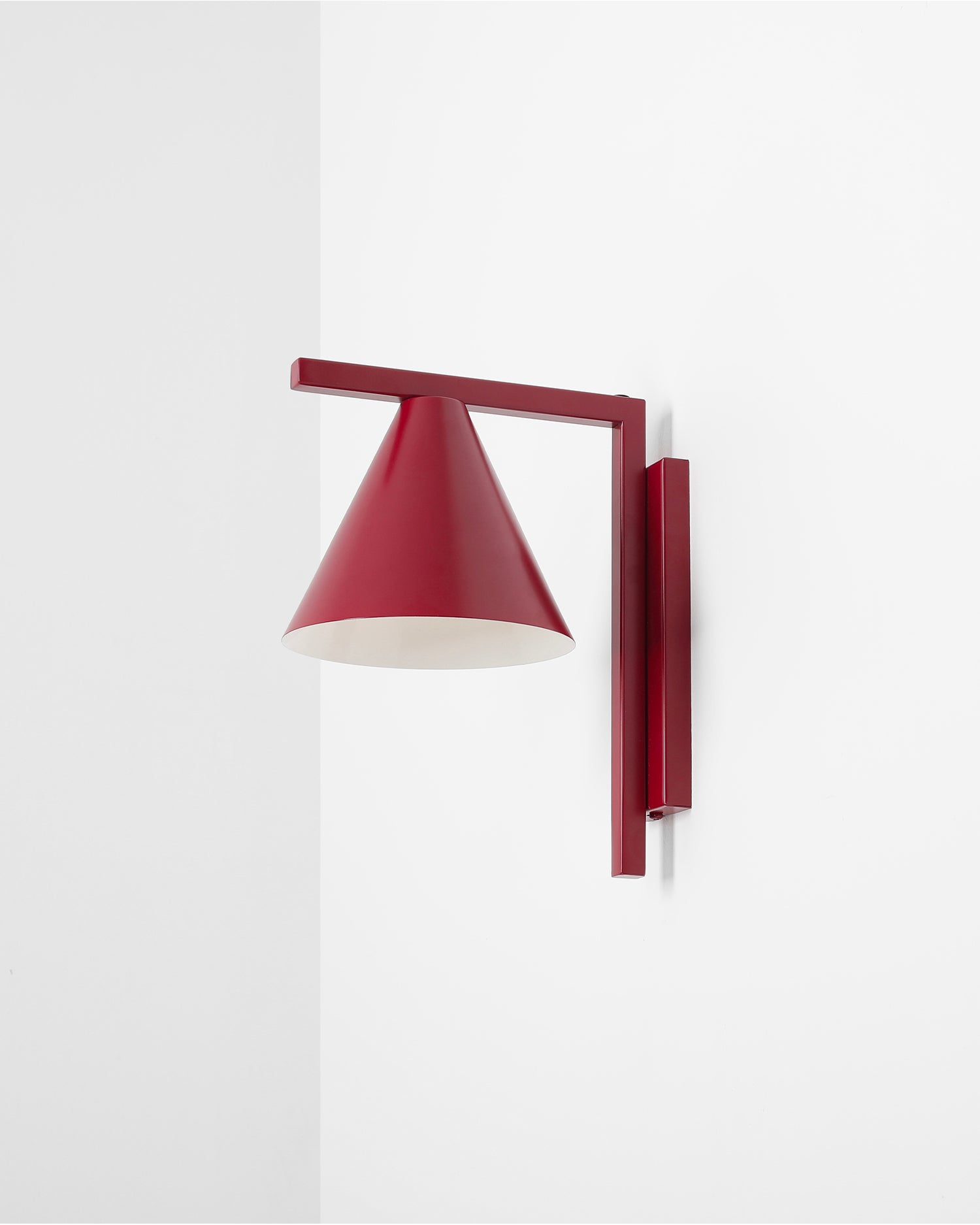 Lampada da parete Form, rossa
