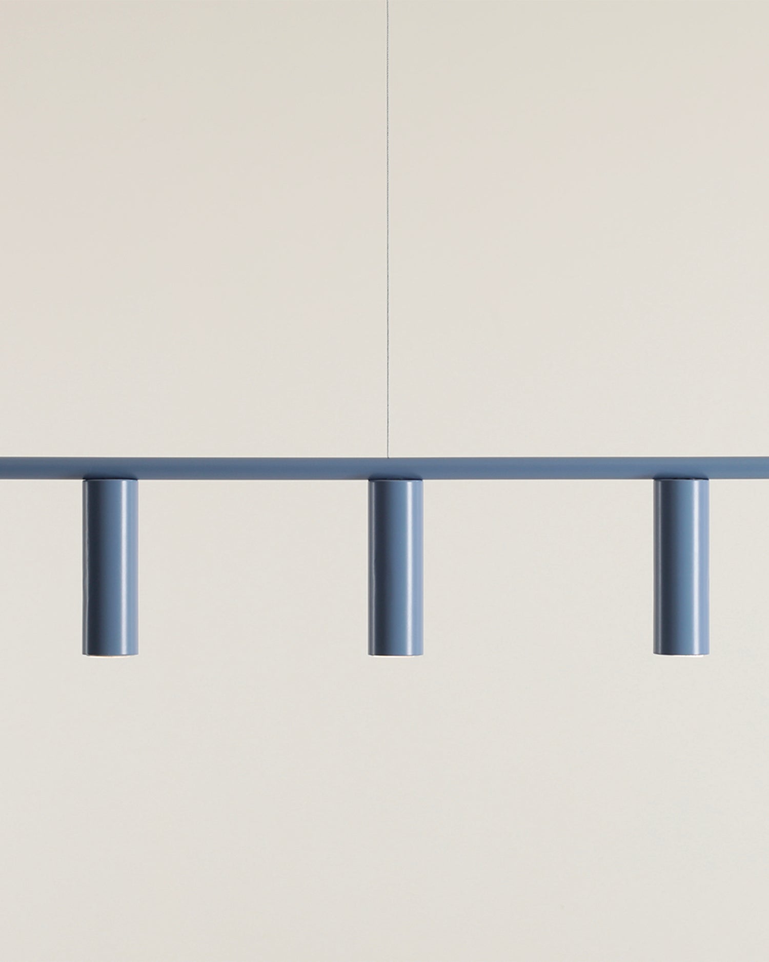 Lampada a sospensione Trevo, blu