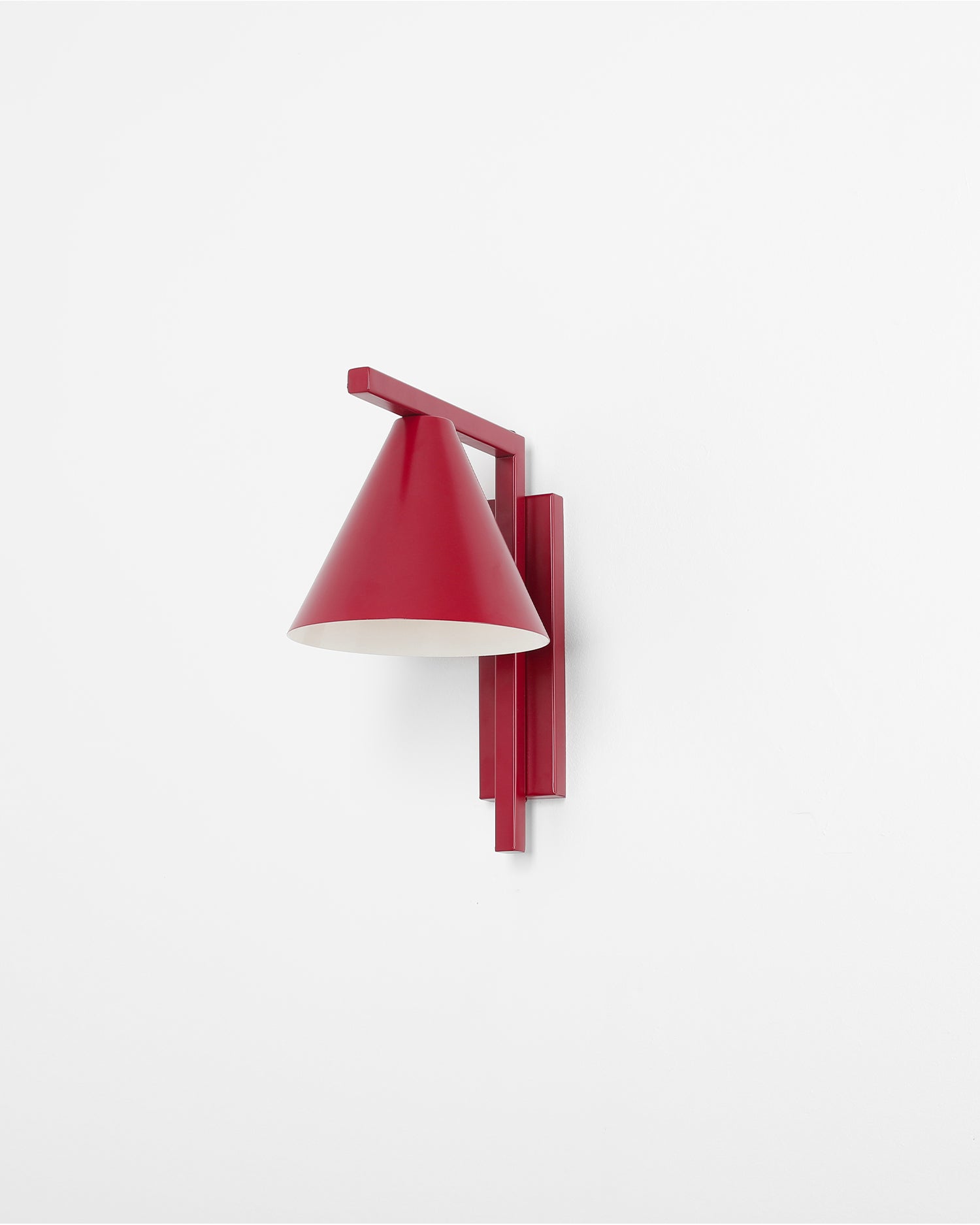 Lampada da parete Form, rossa