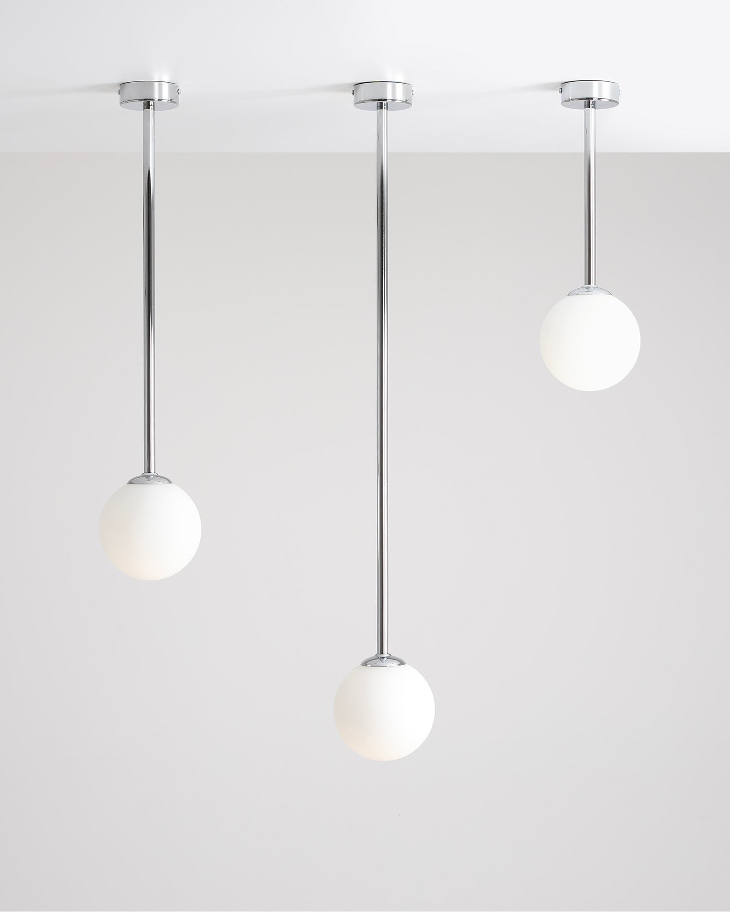 Lampada da soffitto Pinne, argento