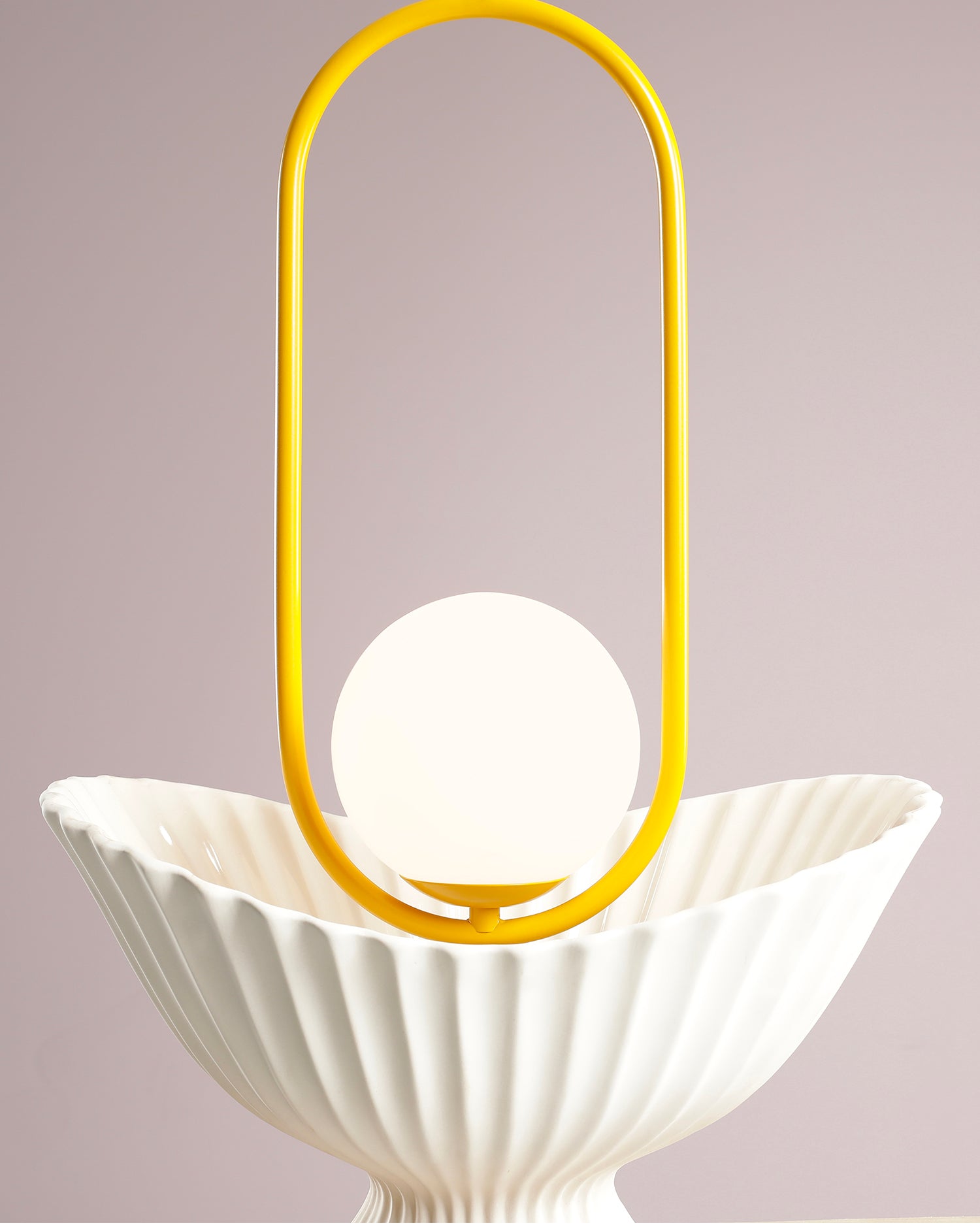 Lampada a sospensione Riva, senape