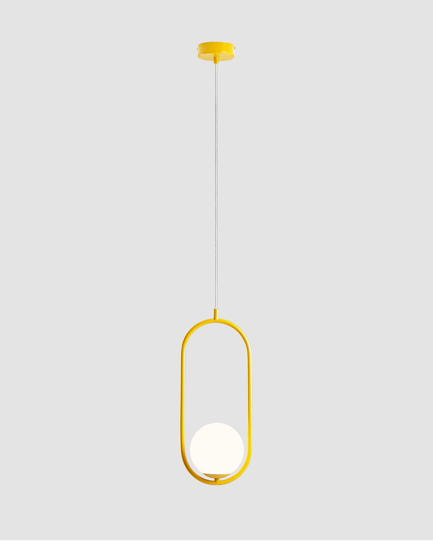Lampada a sospensione Riva, senape