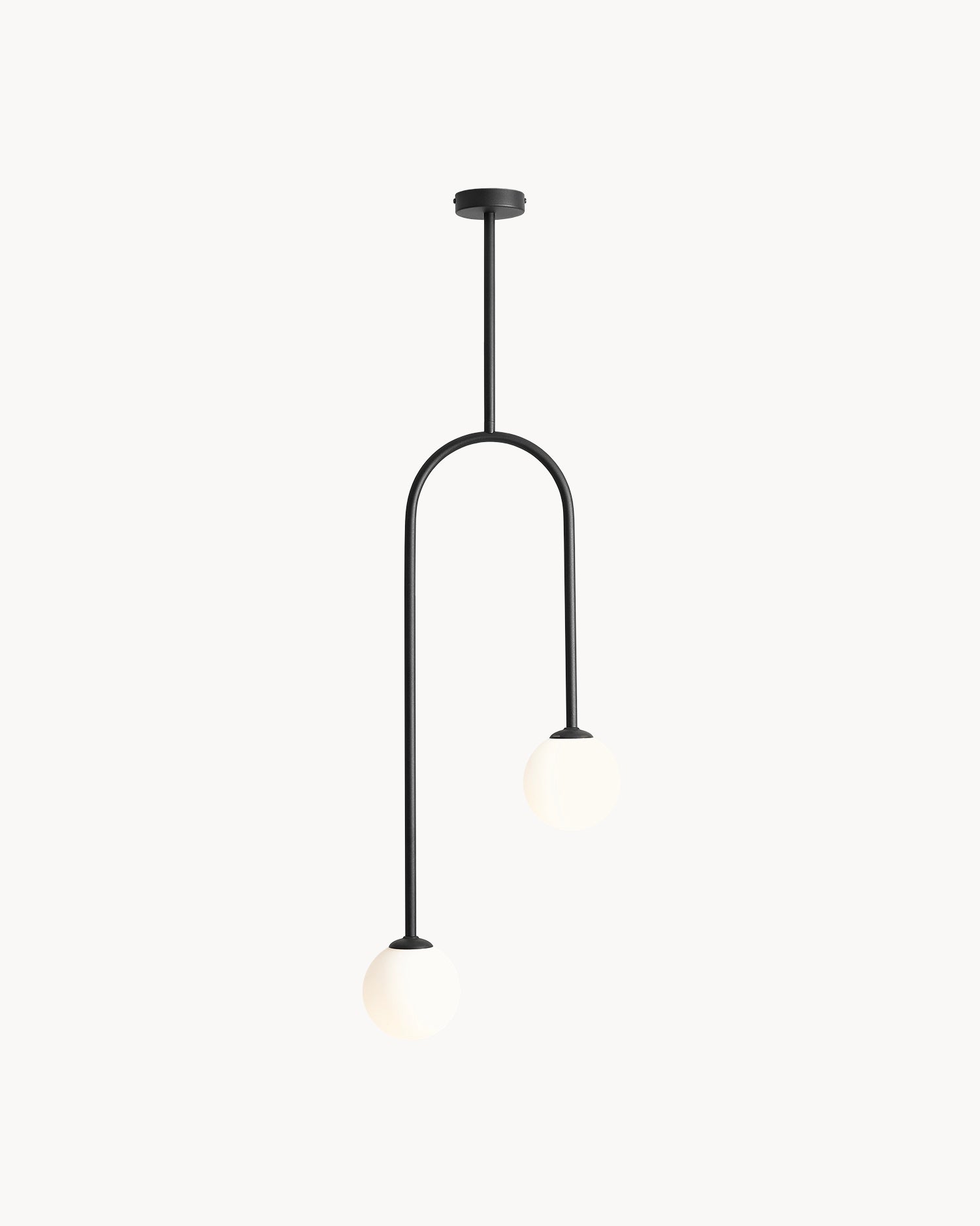 Lampada da soffitto Nave, nera