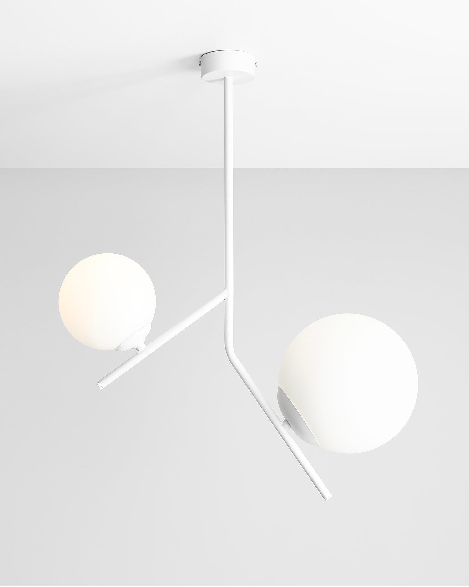 Lampada da soffitto Gallia 2, bianca
